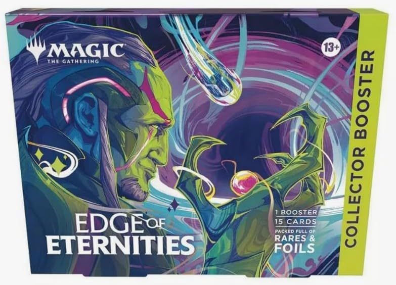 Magic: The Gathering Edge of Eternities Collector Booster – 15 Premium Cards with Rares & Foils