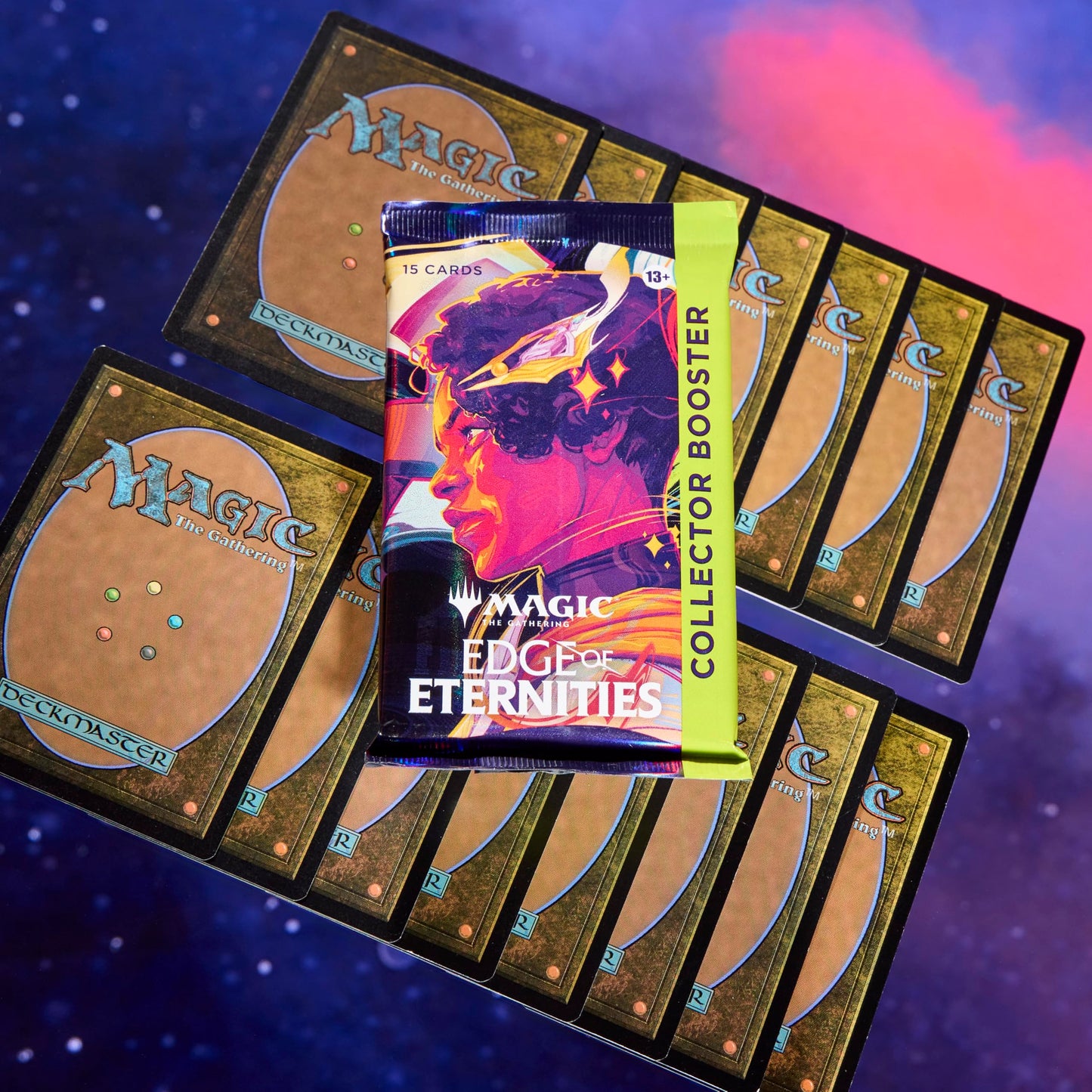 Magic: The Gathering Edge of Eternities Collector Booster — 15 Cards, Foils & Borderless Land