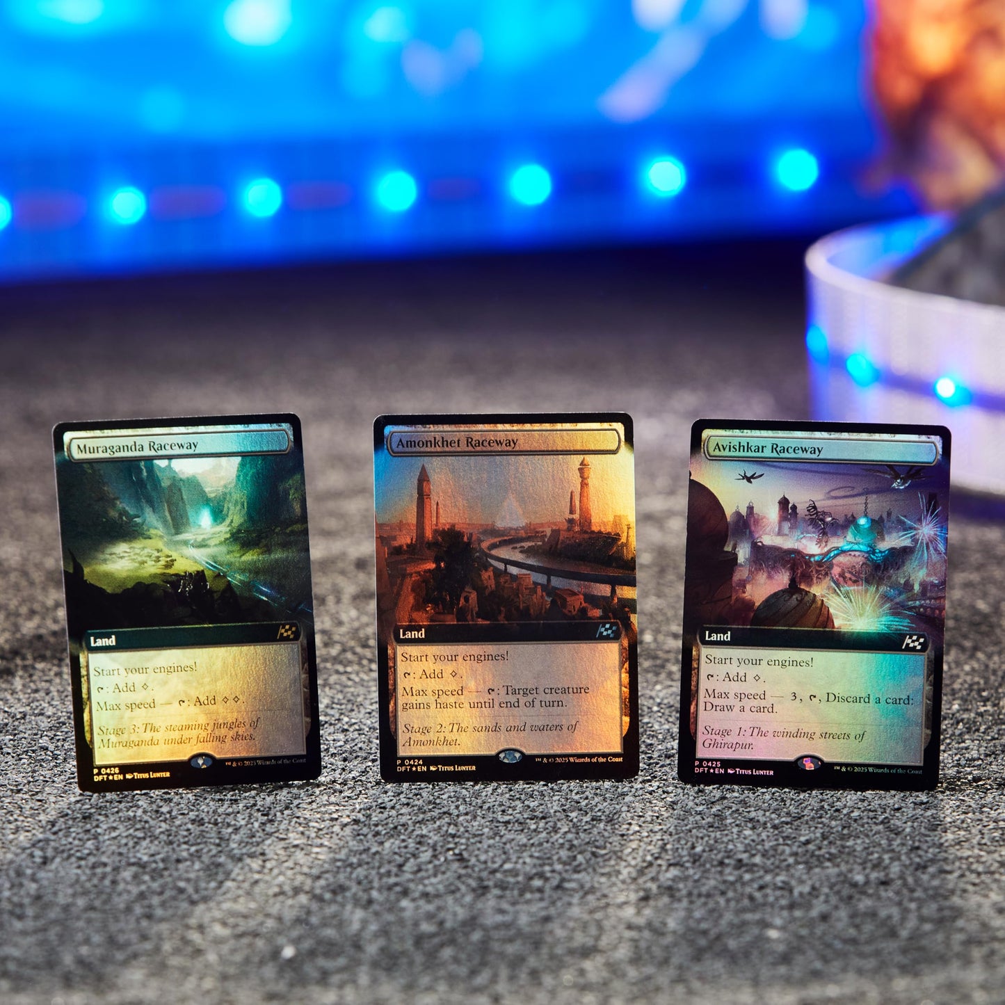Magic: The Gathering Aetherdrift Finish Line Bundle – Collector & Play Boosters