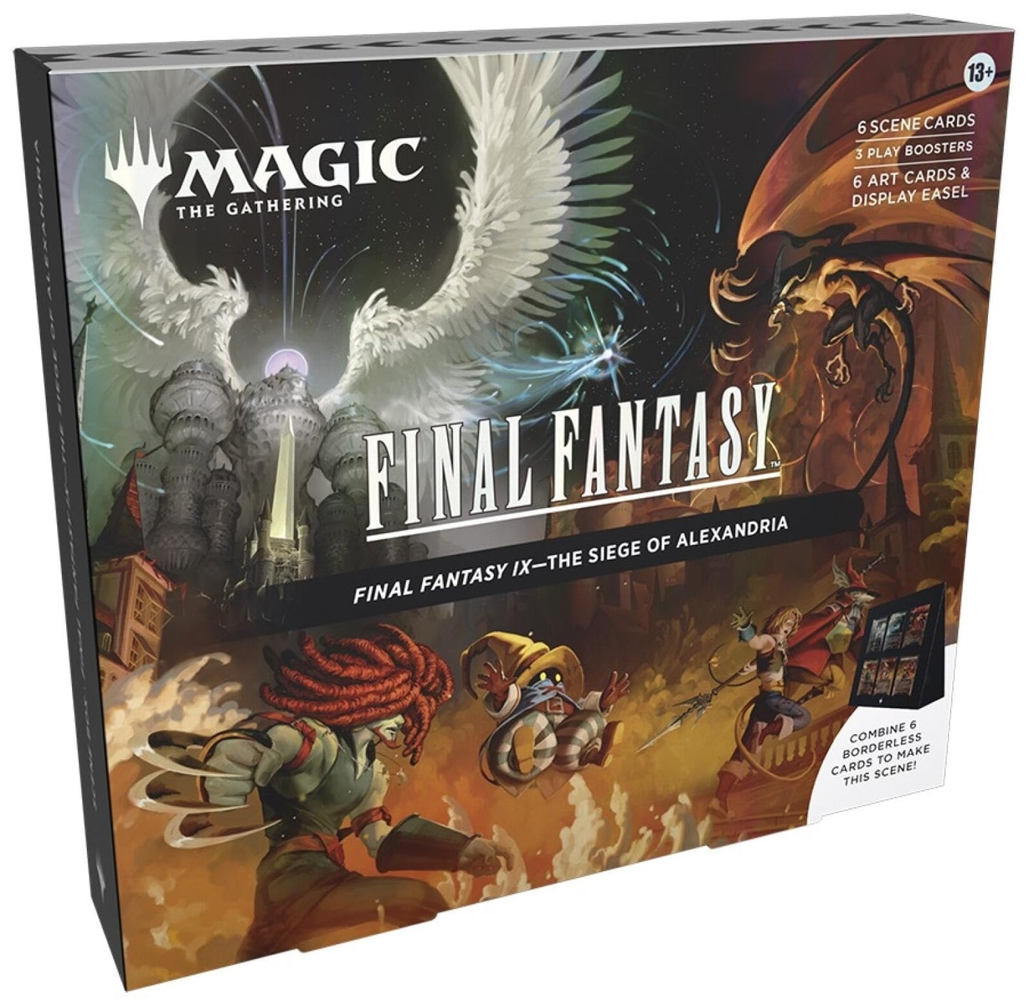 Magic: The Gathering Final Fantasy IX Scene Box – The Siege of Alexandria | 6 Foil Borderless Cards + 3 Play Boosters