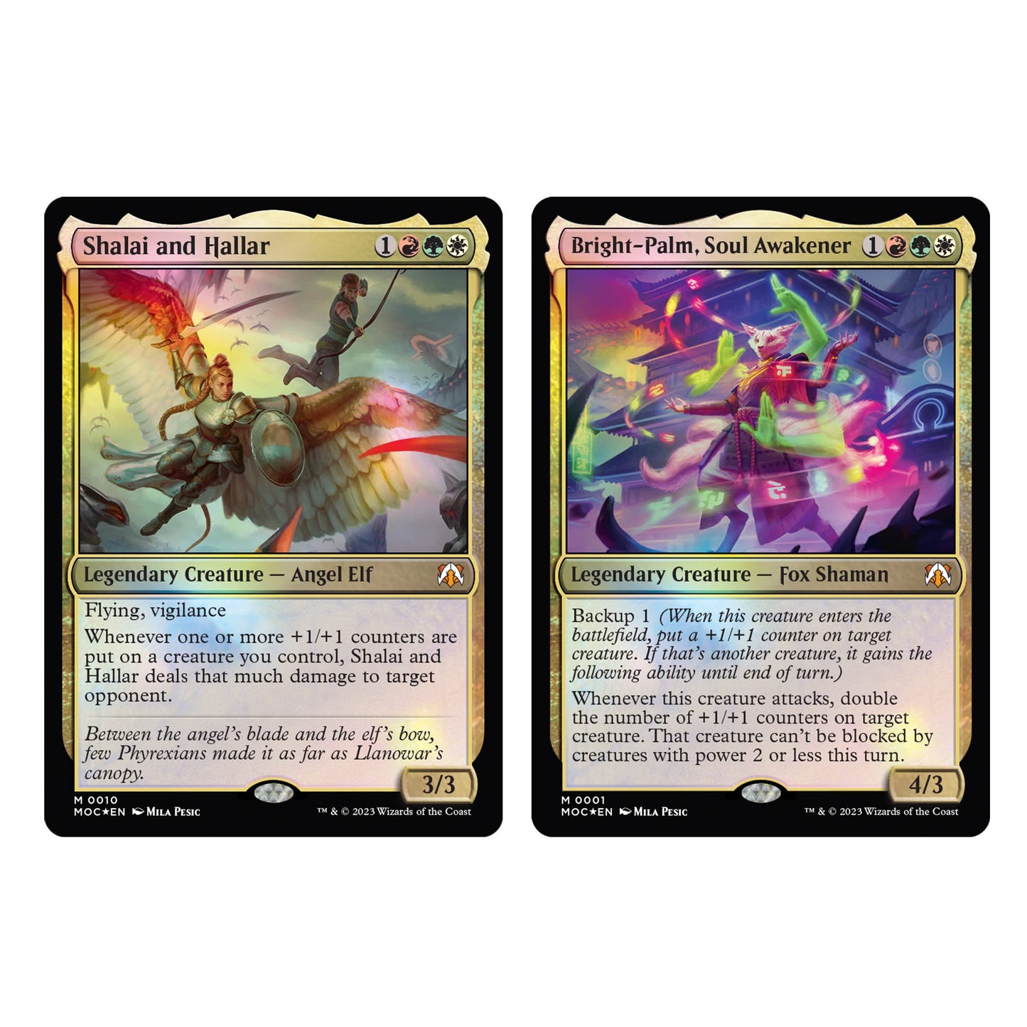 Magic: The Gathering Call for Backup Commander Deck (March of the Machine) — 100-Card Red-Green-White Deck with Planechase and Collector Booster