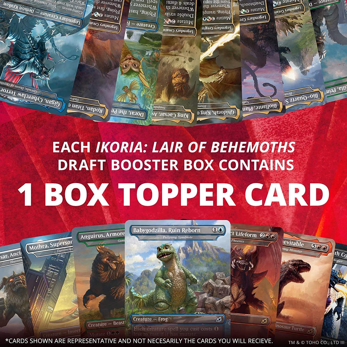 Magic: The Gathering Ikoria: Lair of Behemoths Draft Booster Box – 36 Packs