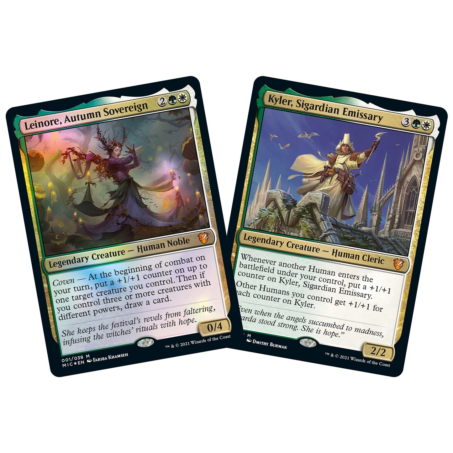 Magic: The Gathering Innistrad: Midnight Hunt Coven Counters Commander Deck – Green-White