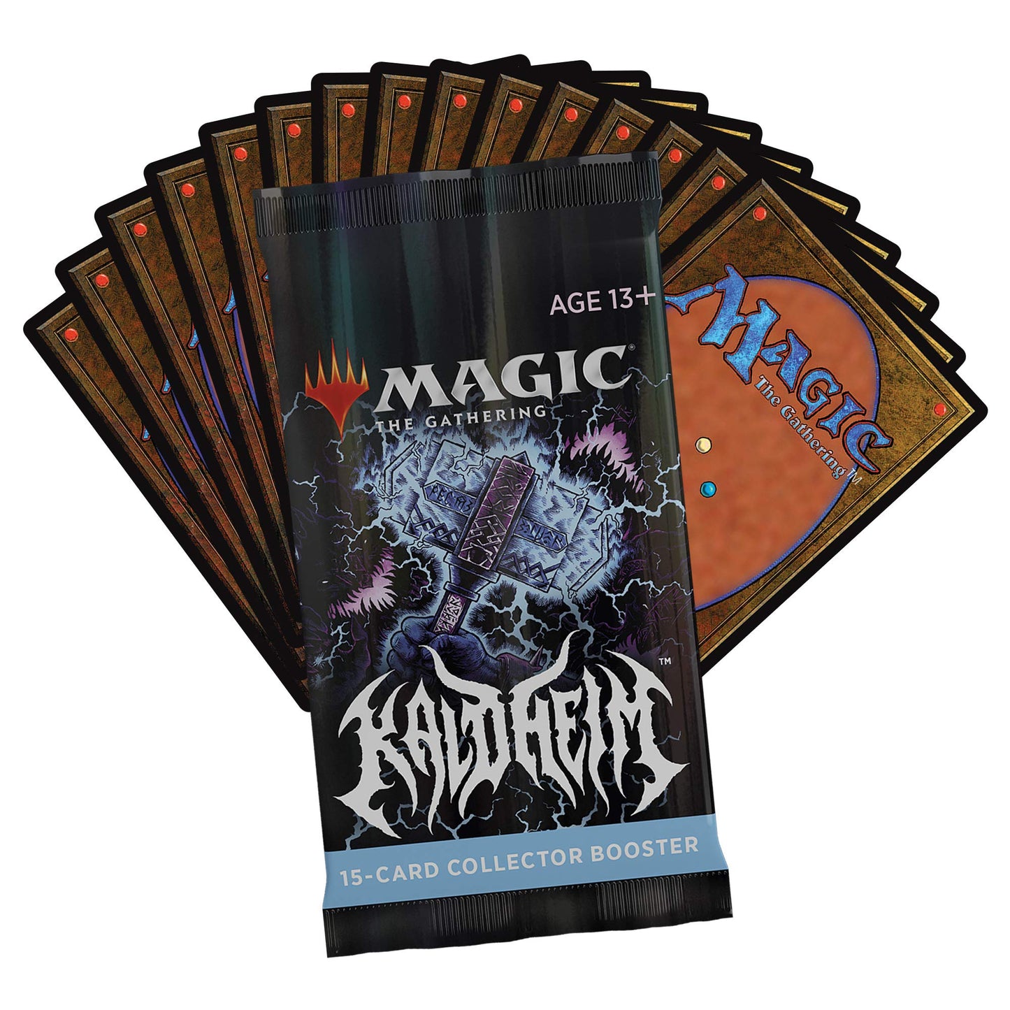 Magic: The Gathering Kaldheim Collector Booster Pack | 15 Cards + Foil Token