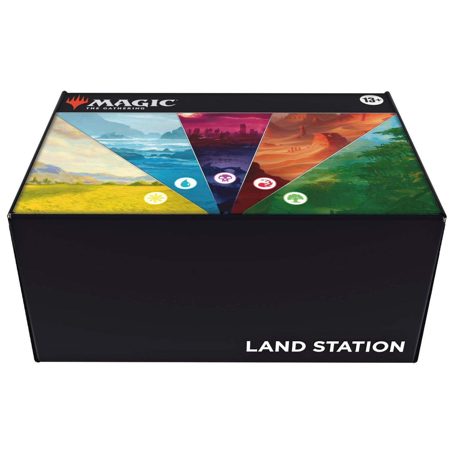 Magic: The Gathering 2025 Land Station – 400 Basic Lands, 80 per Color, 15 Art Variants