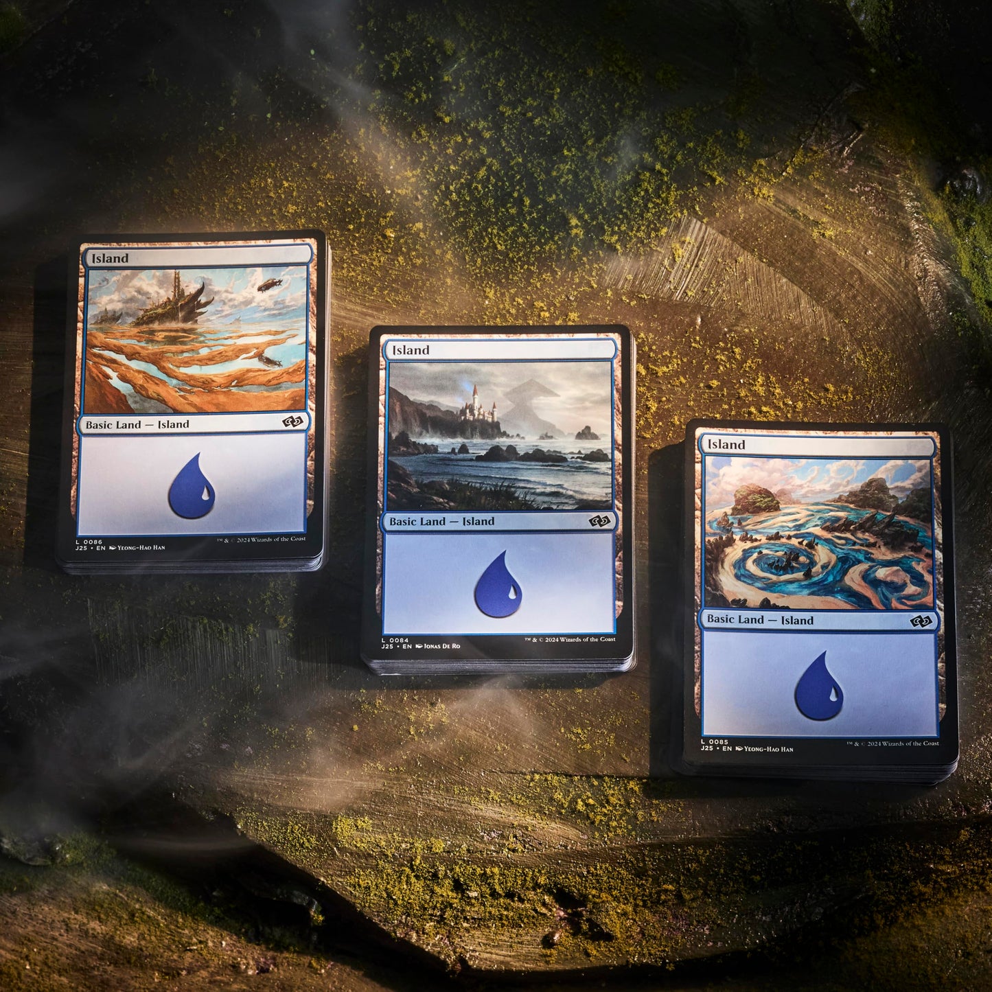 Magic: The Gathering 2025 Land Station – 400 Basic Lands, 80 per Color, 15 Art Variants