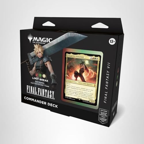Magic: The Gathering Final Fantasy VII Commander Deck – Limit Break | MTG FFVII CCG