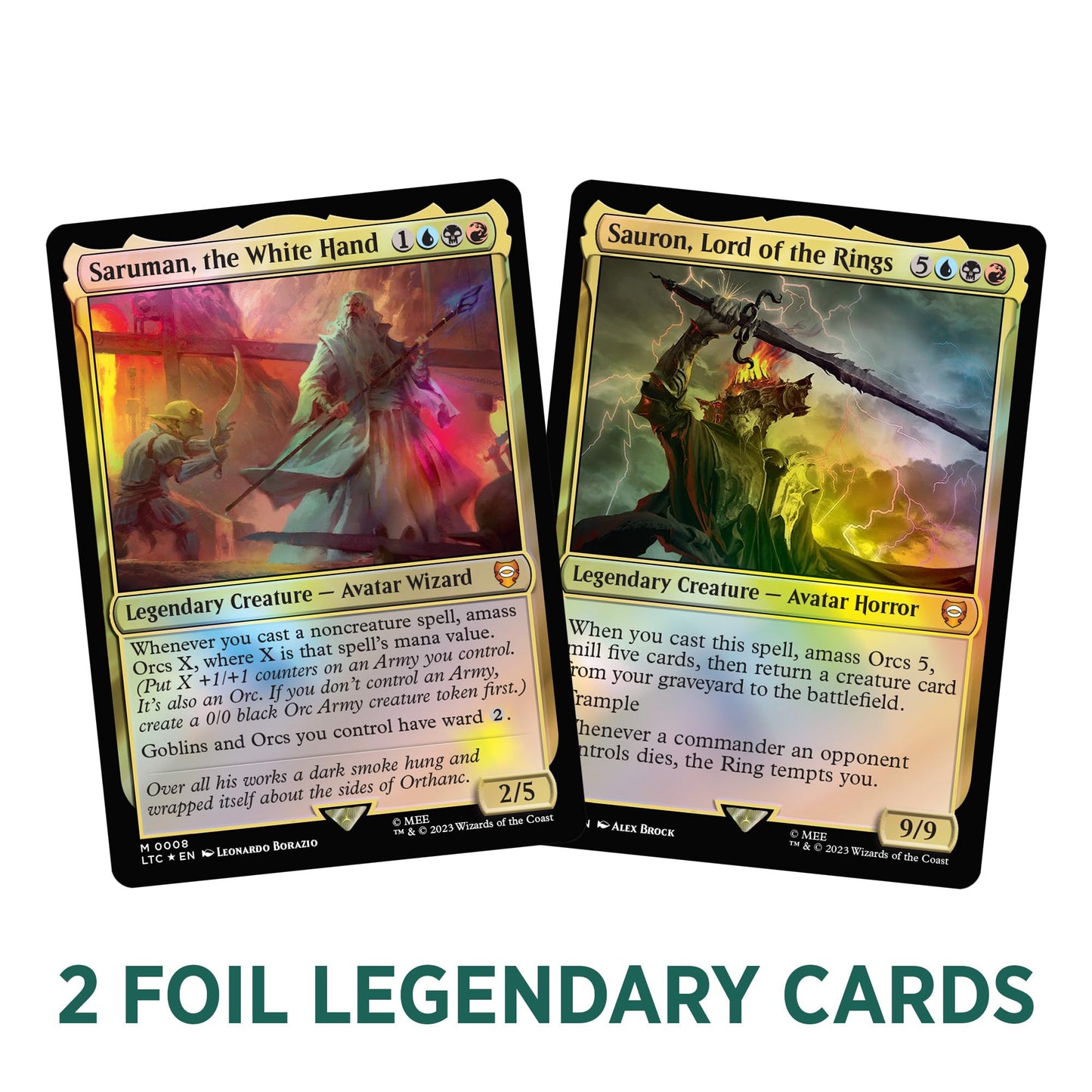 Magic: The Gathering The Lord of the Rings: Tales of Middle-earth – Hosts of Mordor Commander Deck + Collector Booster Sample Pack