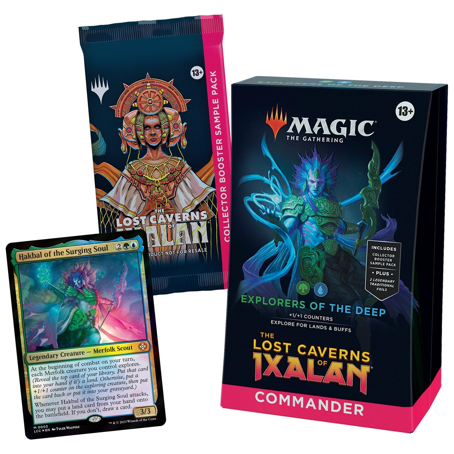 Magic: The Gathering Lost Caverns of Ixalan - Explorers of the Deep Commander Deck