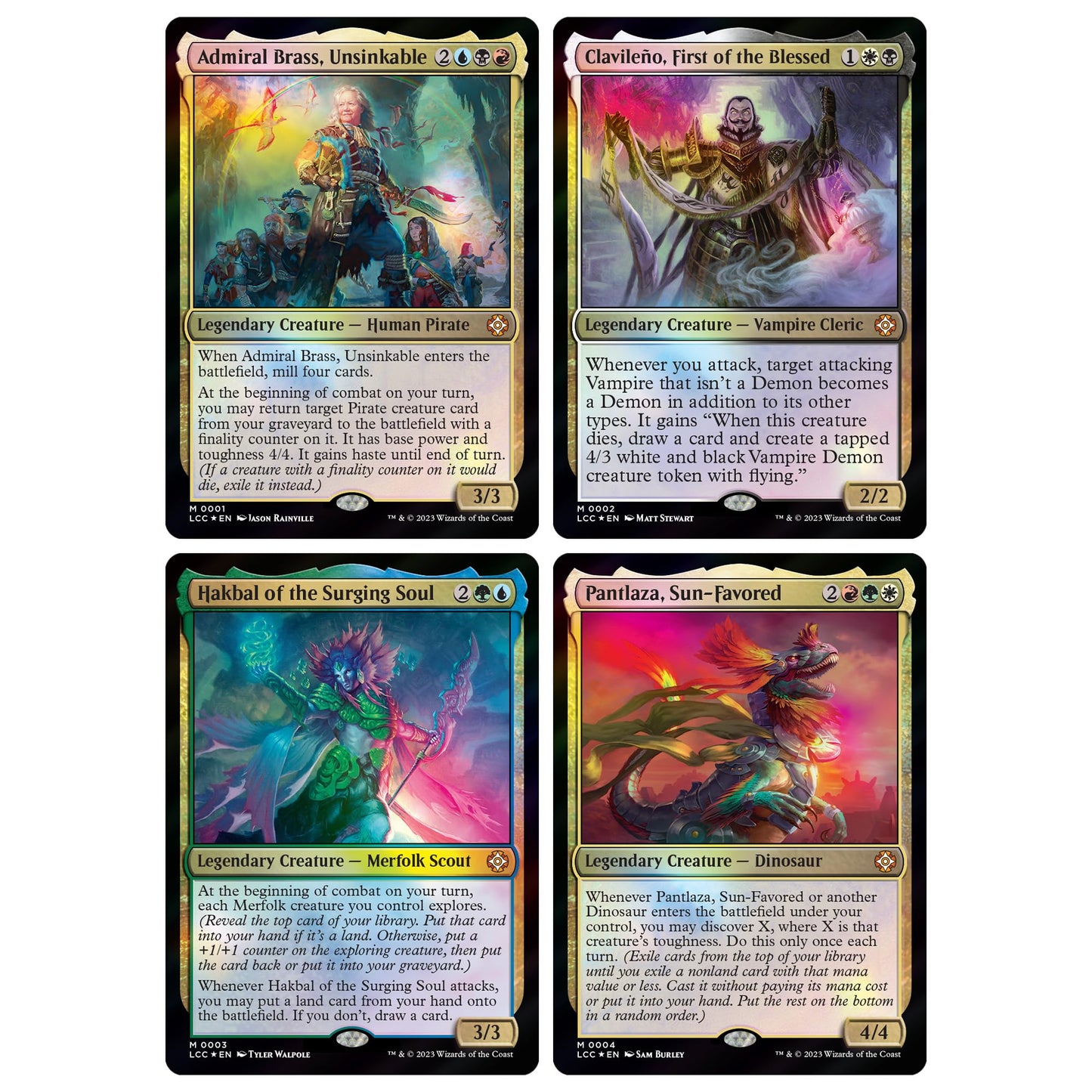Magic: The Gathering The Lost Caverns of Ixalan Commander Deck Bundle – Includes All 4 Decks