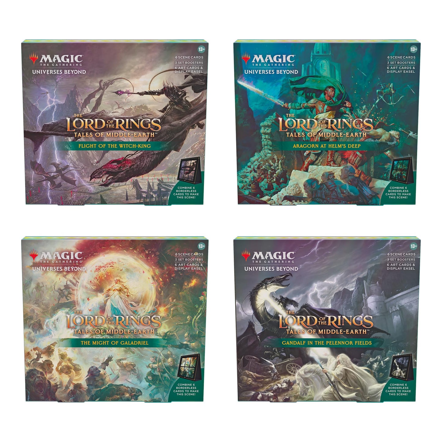 The Lord of the Rings Tales of Middle-earth Scene Boxes — All 4 for MTG