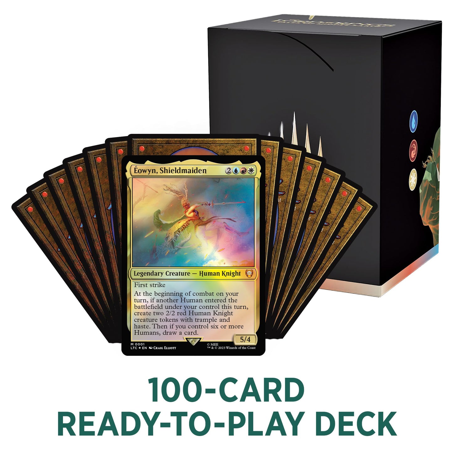 Magic: The Gathering Tales of Middle-Earth — Riders of Rohan Commander Deck + Collector Booster Sample Pack