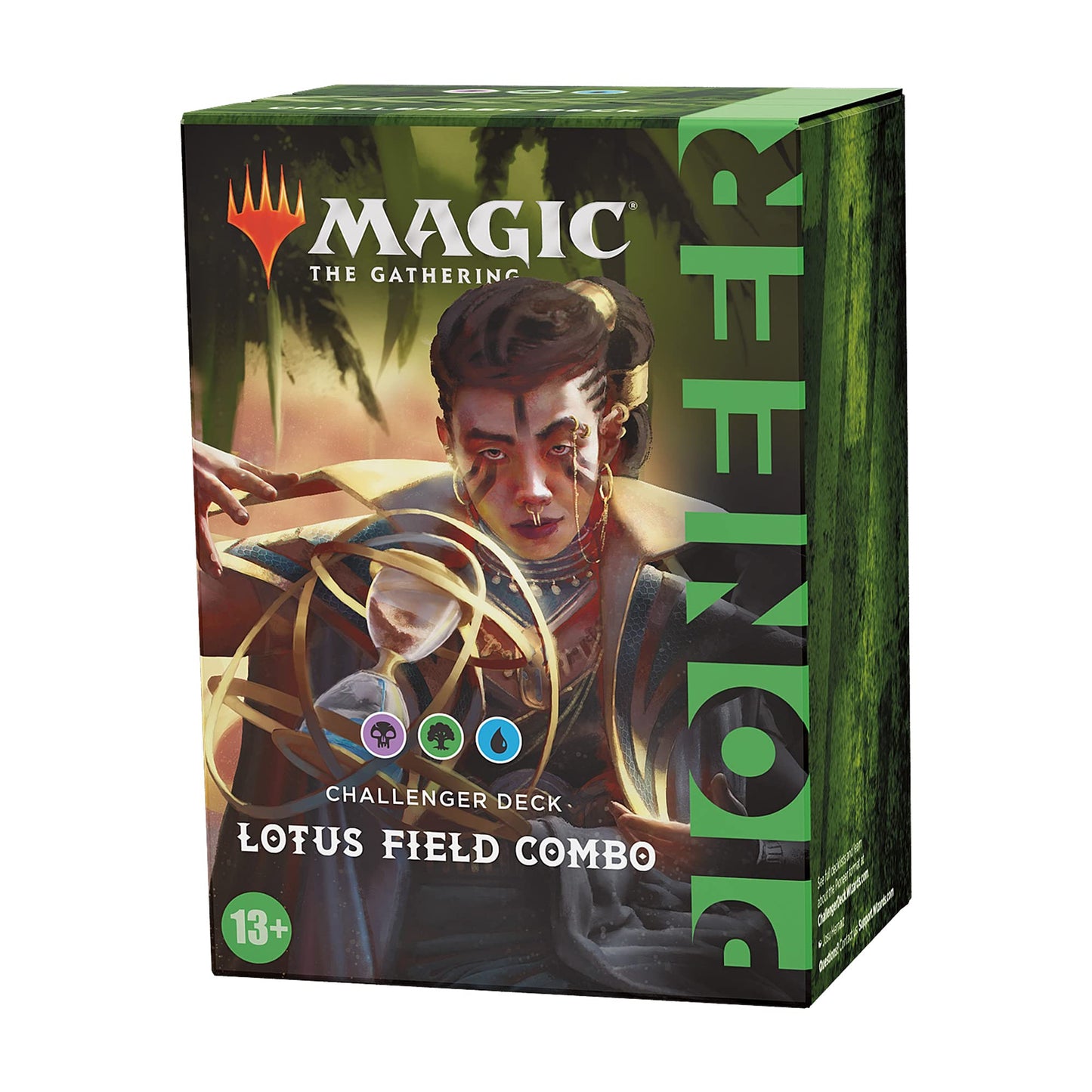 Magic: The Gathering Pioneer Challenger Deck 2021 – Lotus Field Combo (Black-Green-Blue)