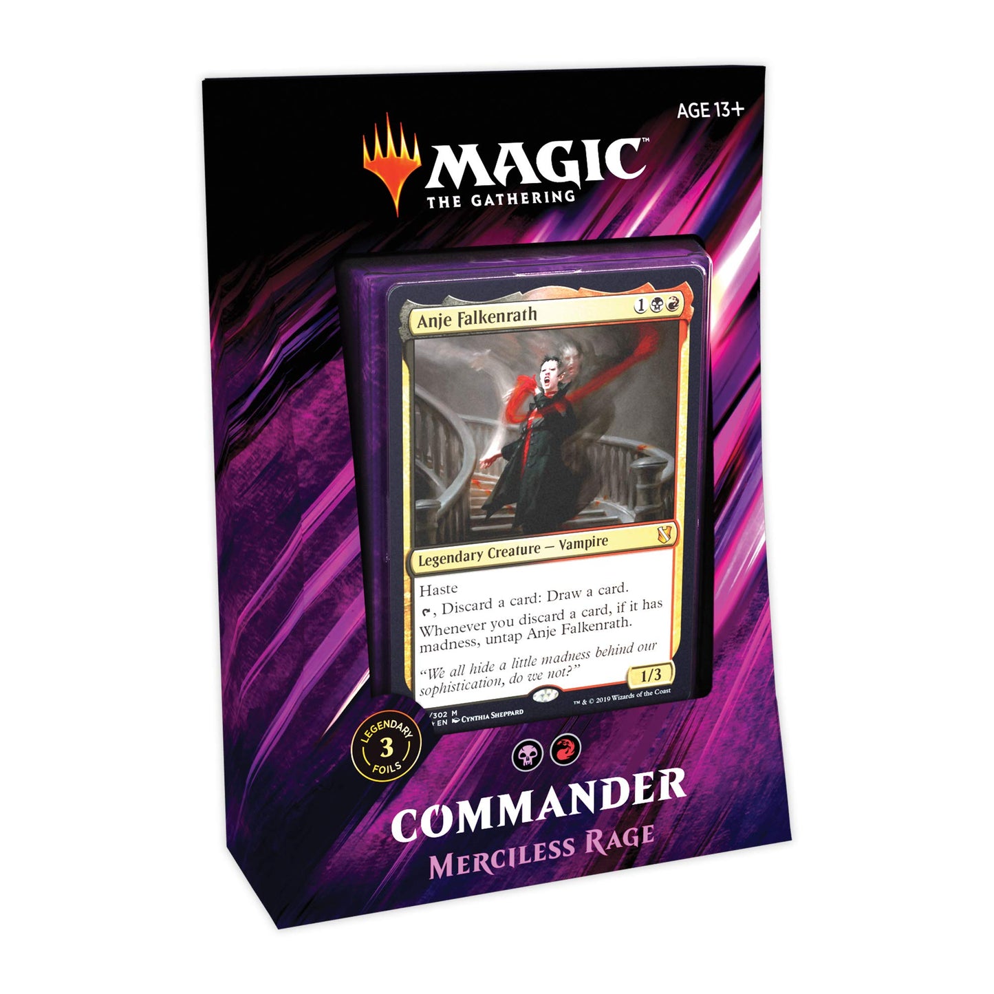 Magic: The Gathering Commander 2019 Merciless Rage Deck – 100-Card MTG Ready-to-Play