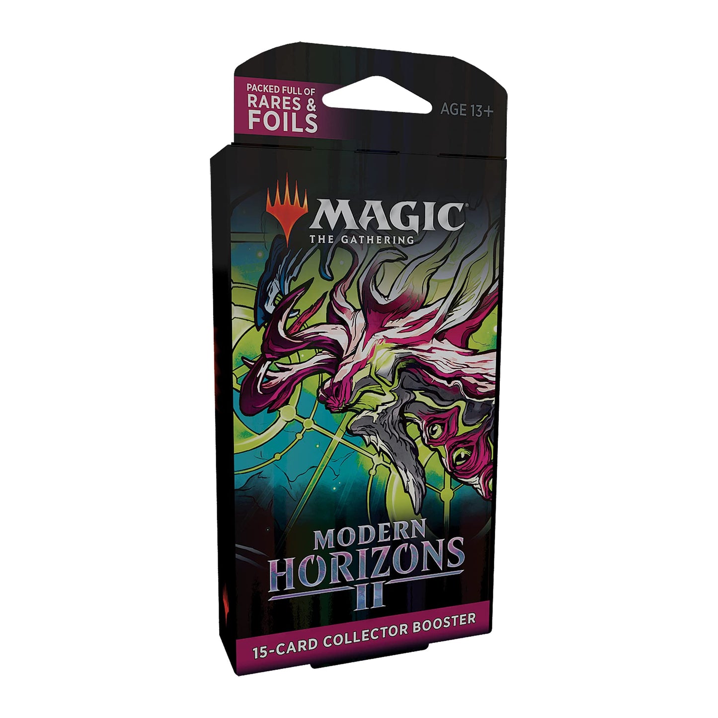 Magic: The Gathering Modern Horizons 2 Collector Booster Pack – 15 Cards + Foil Token | MH2 Foil Etched & Extended-Art