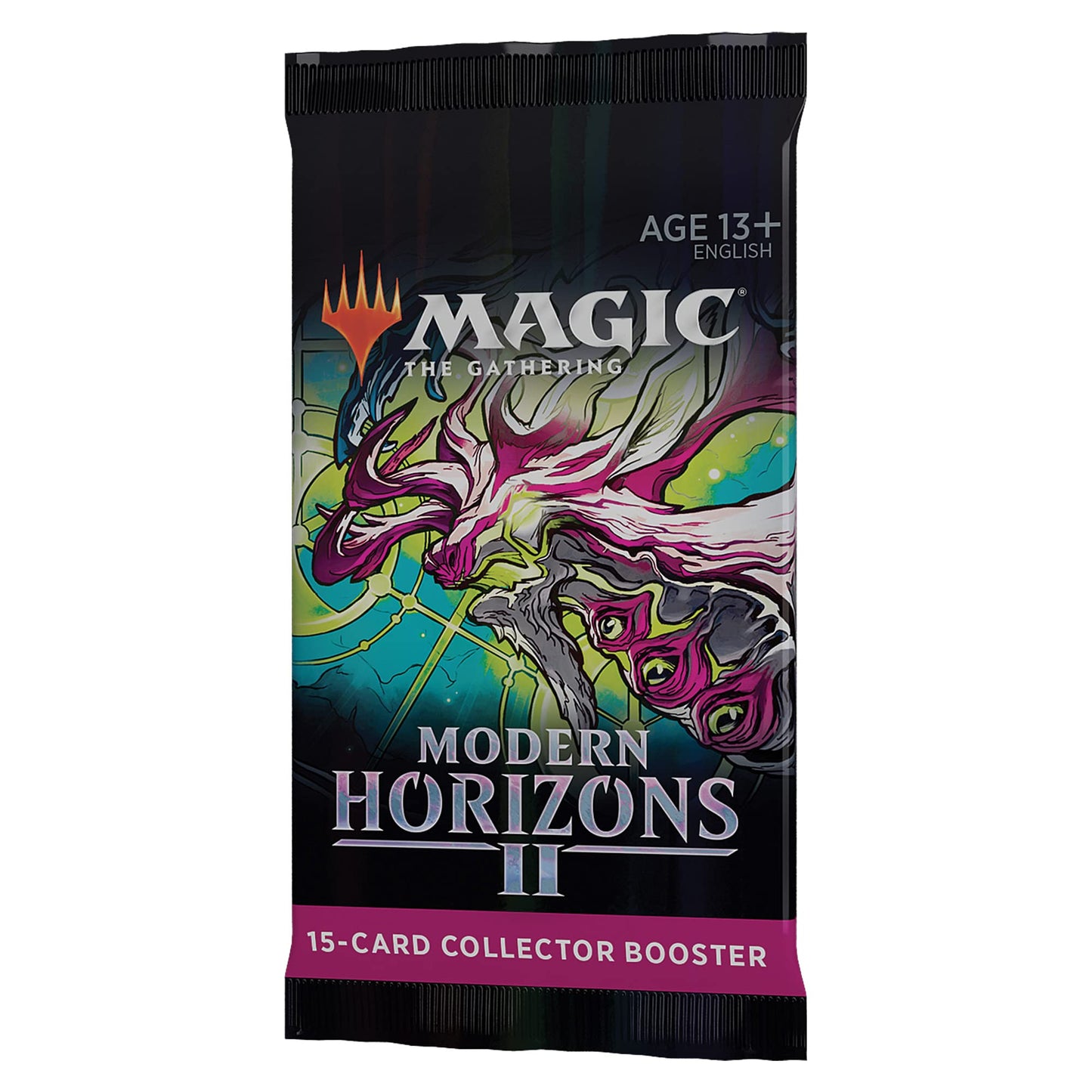Magic: The Gathering Modern Horizons 2 Collector Booster Pack – 15 Cards + Foil Token | MH2 Foil Etched & Extended-Art