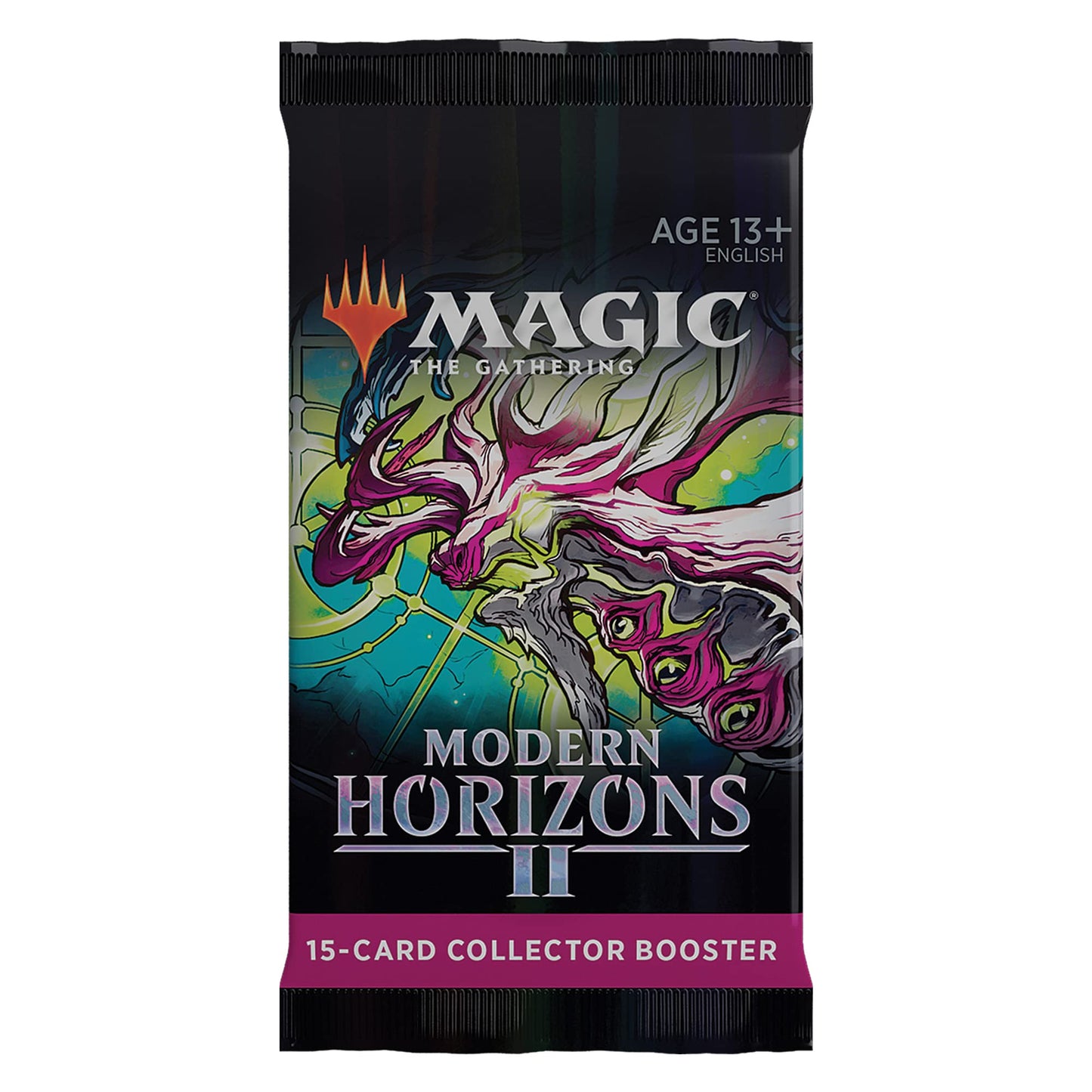 Magic: The Gathering Modern Horizons 2 Collector Booster Pack – 15 Cards + Foil Token | MH2 Foil Etched & Extended-Art