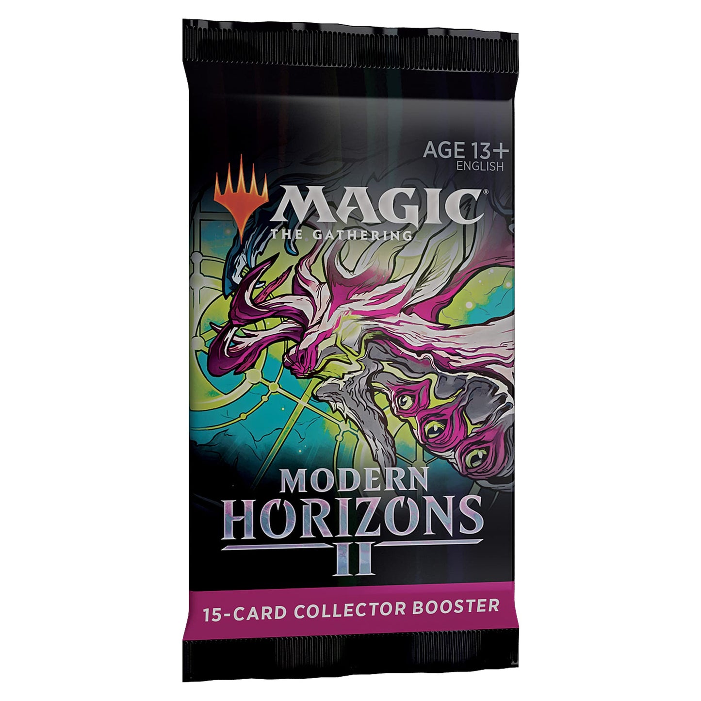 Magic: The Gathering Modern Horizons 2 Collector Booster Pack – 15 Cards + Foil Token | MH2 Foil Etched & Extended-Art