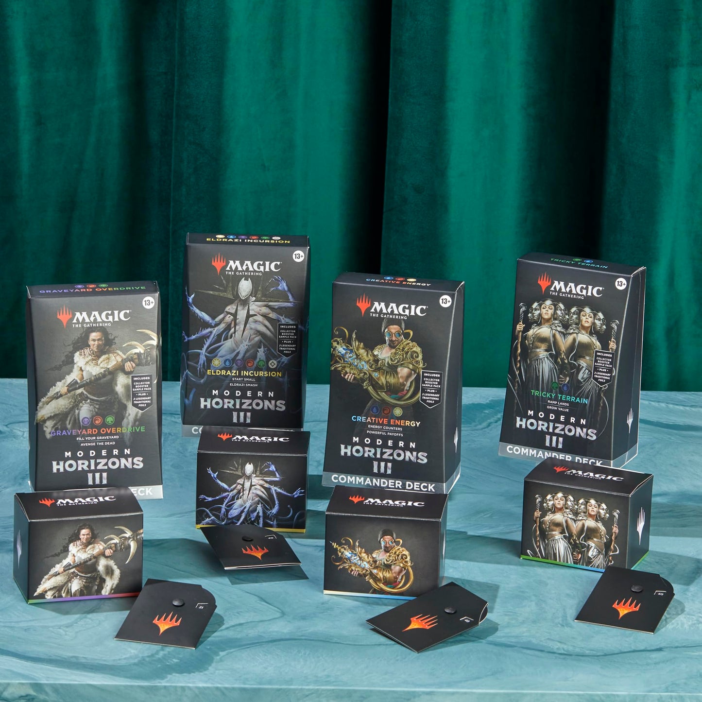 Magic: The Gathering Modern Horizons 3 Commander Deck Bundle – Four Ready-To-Play Decks