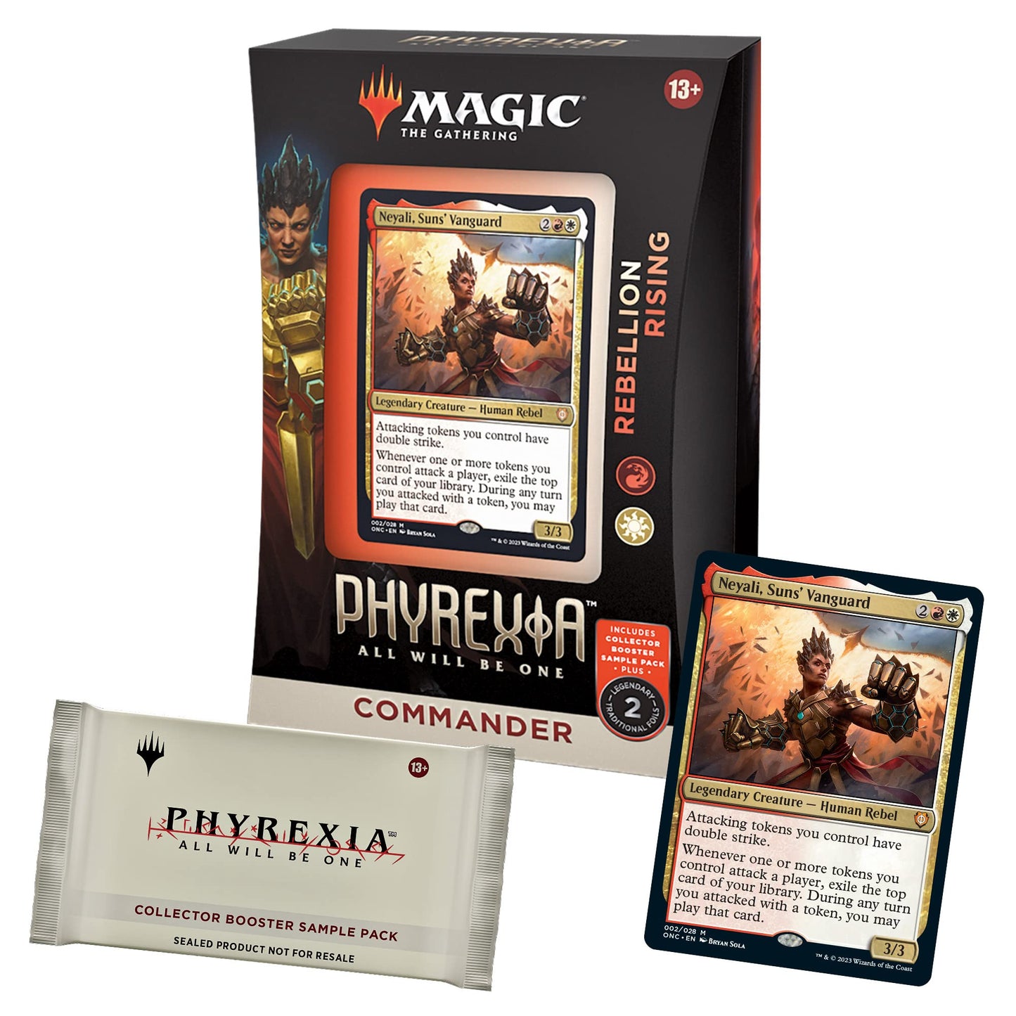 Magic: The Gathering Phyrexia All Will Be One Commander Deck 2 + Collector Booster Sample Pack