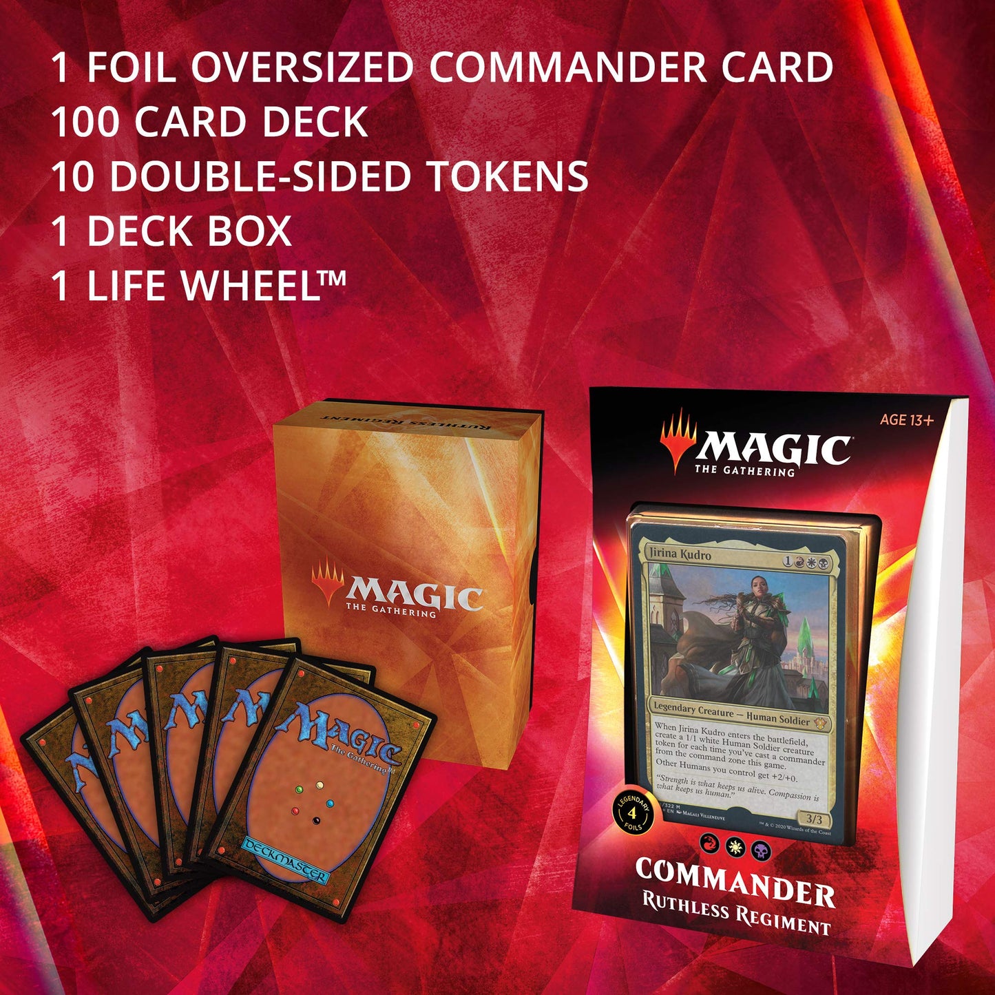 Magic: The Gathering Ruthless Regiment Ikoria Commander Deck | 100-Card Deck + Foil Commander Card