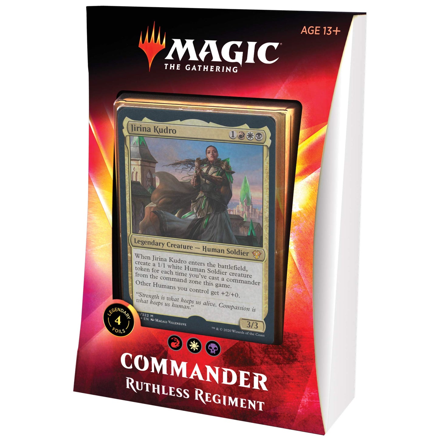 Magic: The Gathering Ruthless Regiment Ikoria Commander Deck | 100-Card Deck + Foil Commander Card