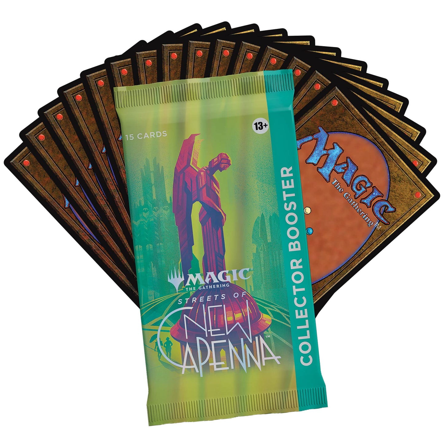 Magic: The Gathering Streets of New Capenna Collector Booster – 15 Cards + Foil Token