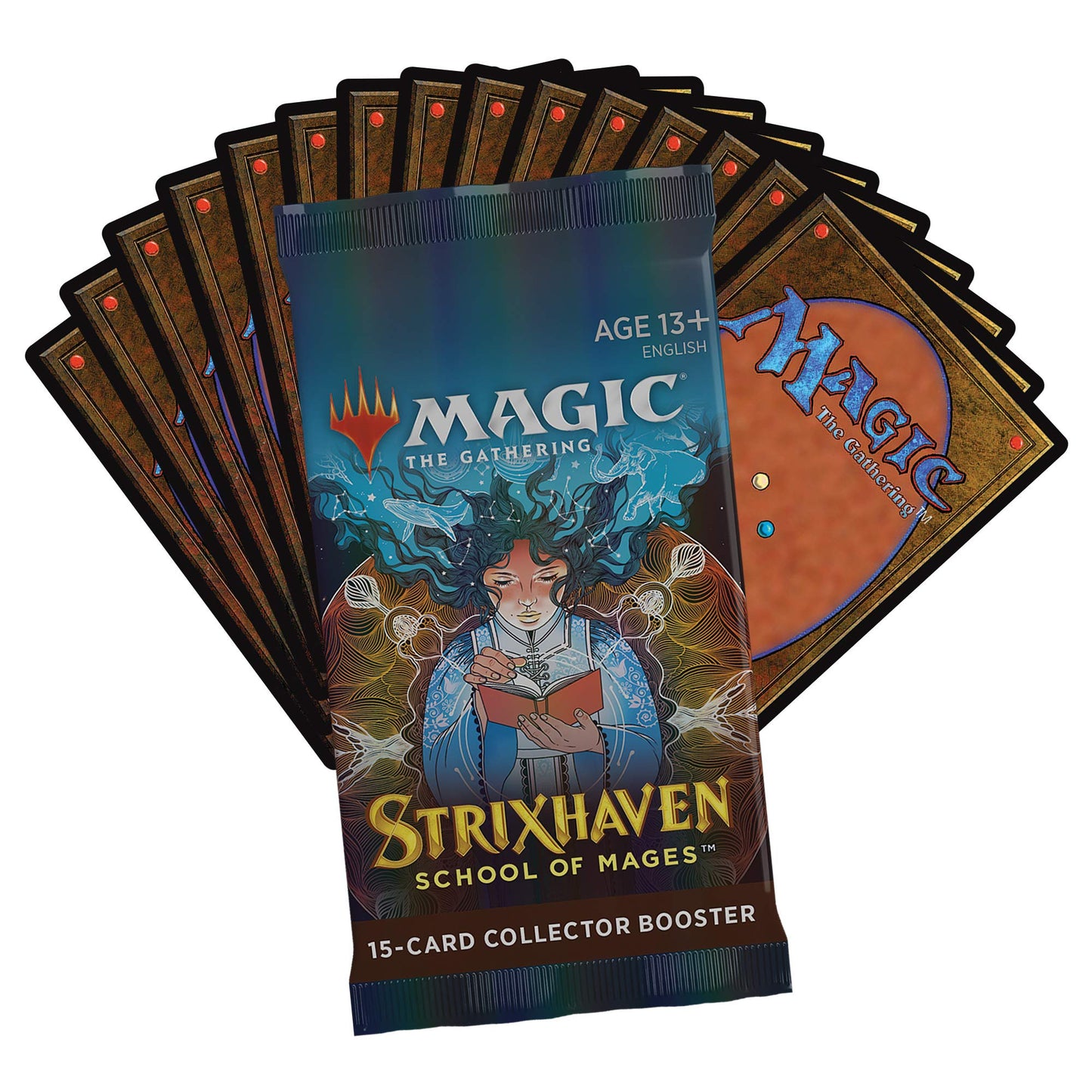 Strixhaven Collector Booster Pack (Blue) – 15 MTG Cards | Magic: The Gathering