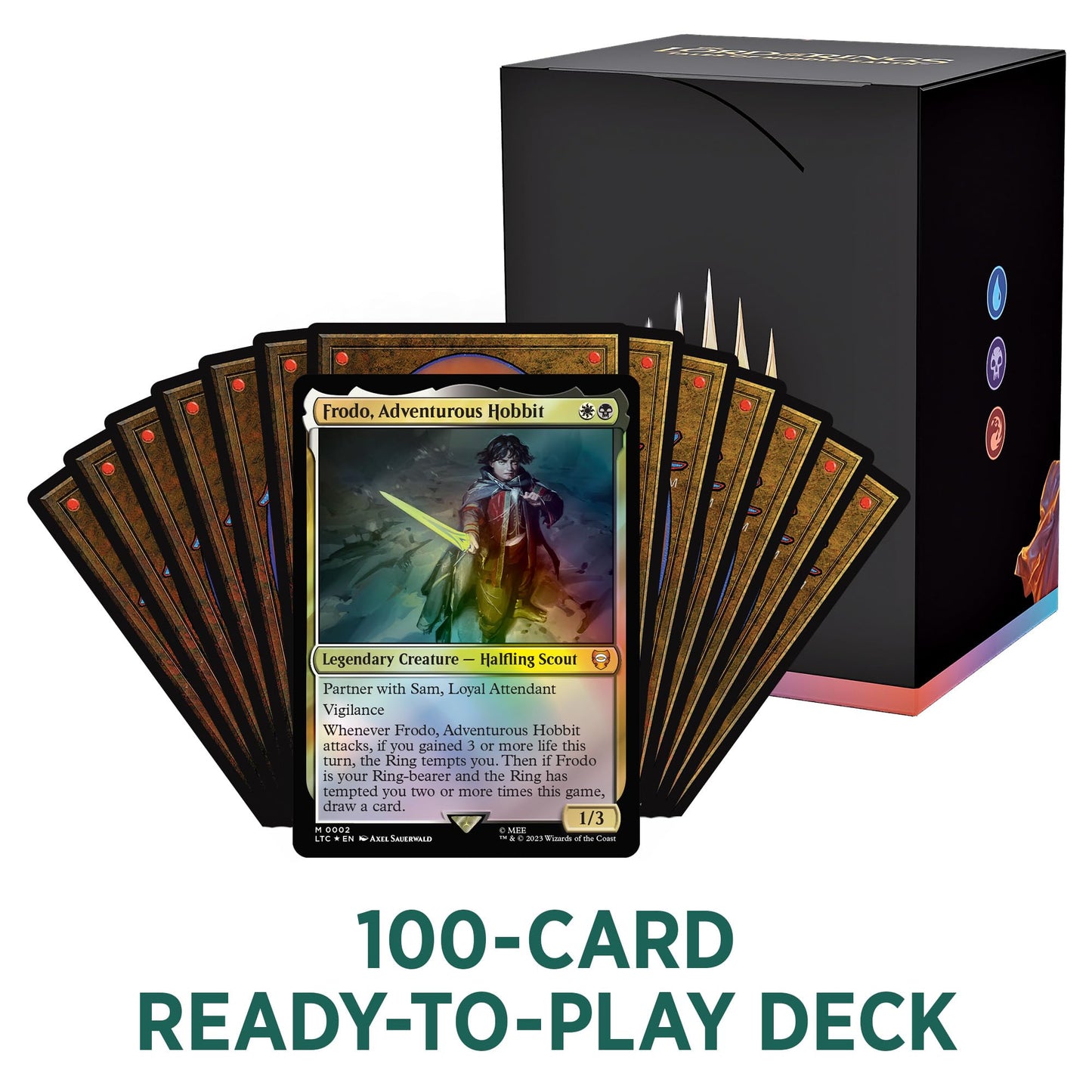 Magic: The Gathering Tales of Middle-earth Commander Deck 2 + Collector Booster Sample Pack