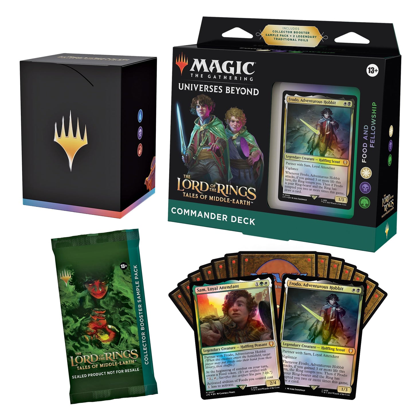 Magic: The Gathering Tales of Middle-earth Commander Deck 2 + Collector Booster Sample Pack