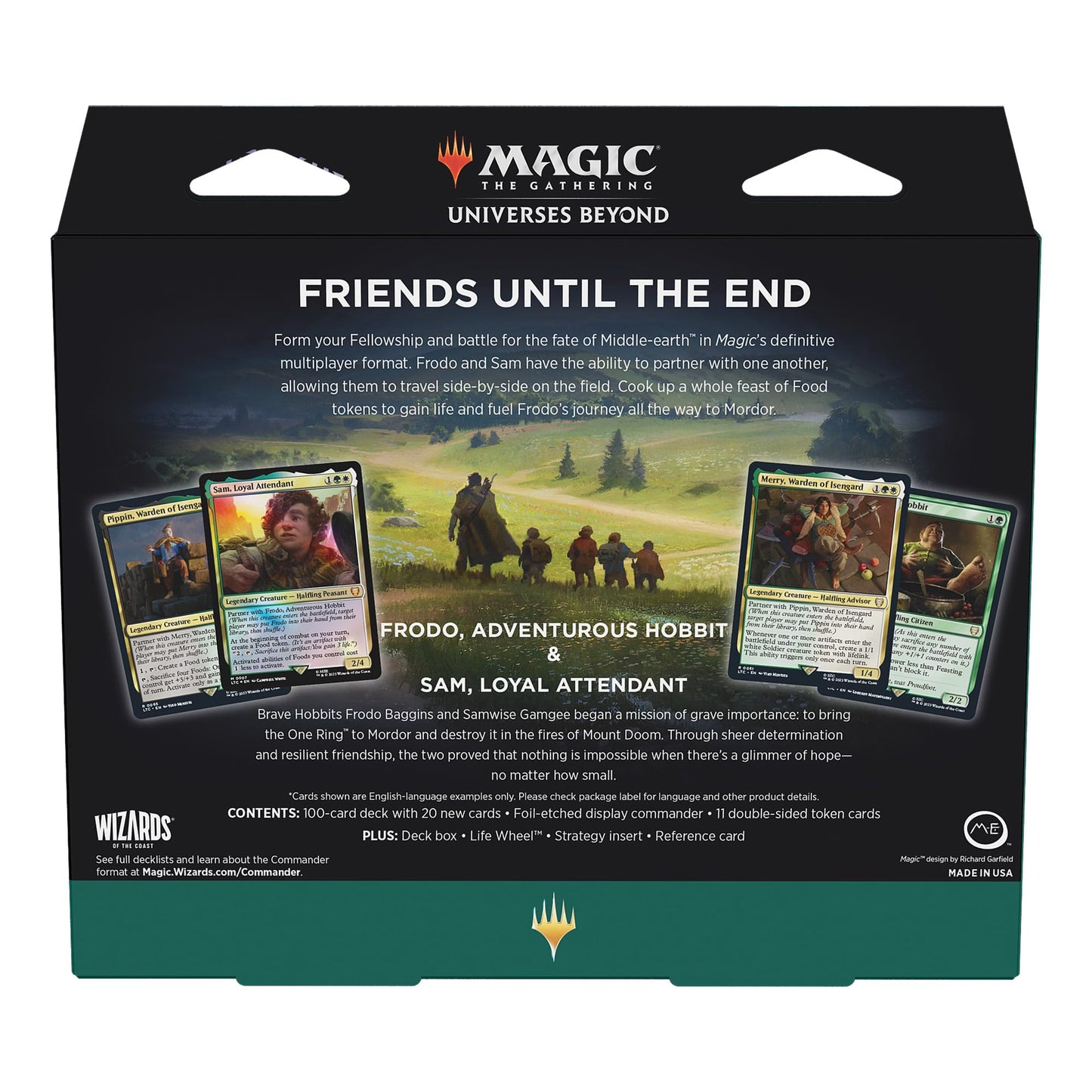 Magic: The Gathering Tales of Middle-earth Commander Deck 2 + Collector Booster Sample Pack