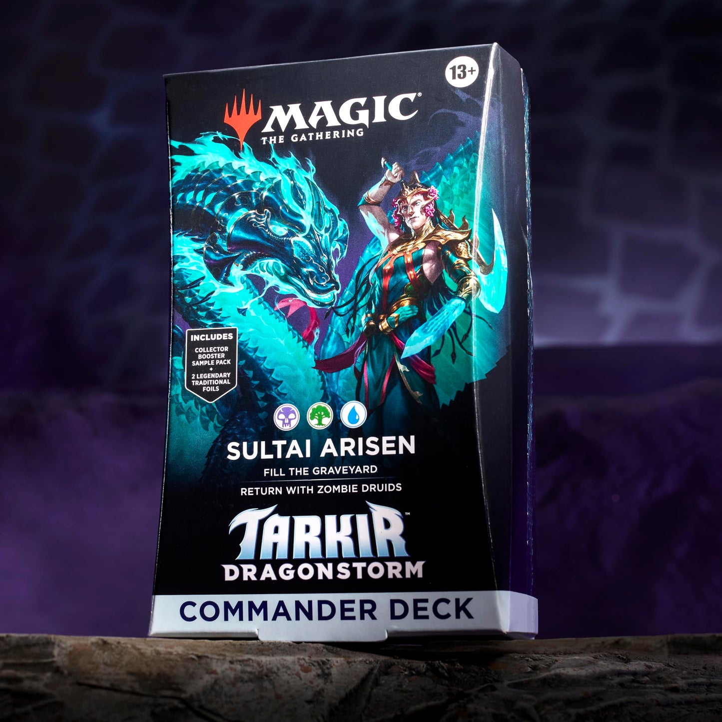 Magic: The Gathering Tarkir Dragonstorm Commander Deck – Sultai Arisen (100-Card MTG Deck)
