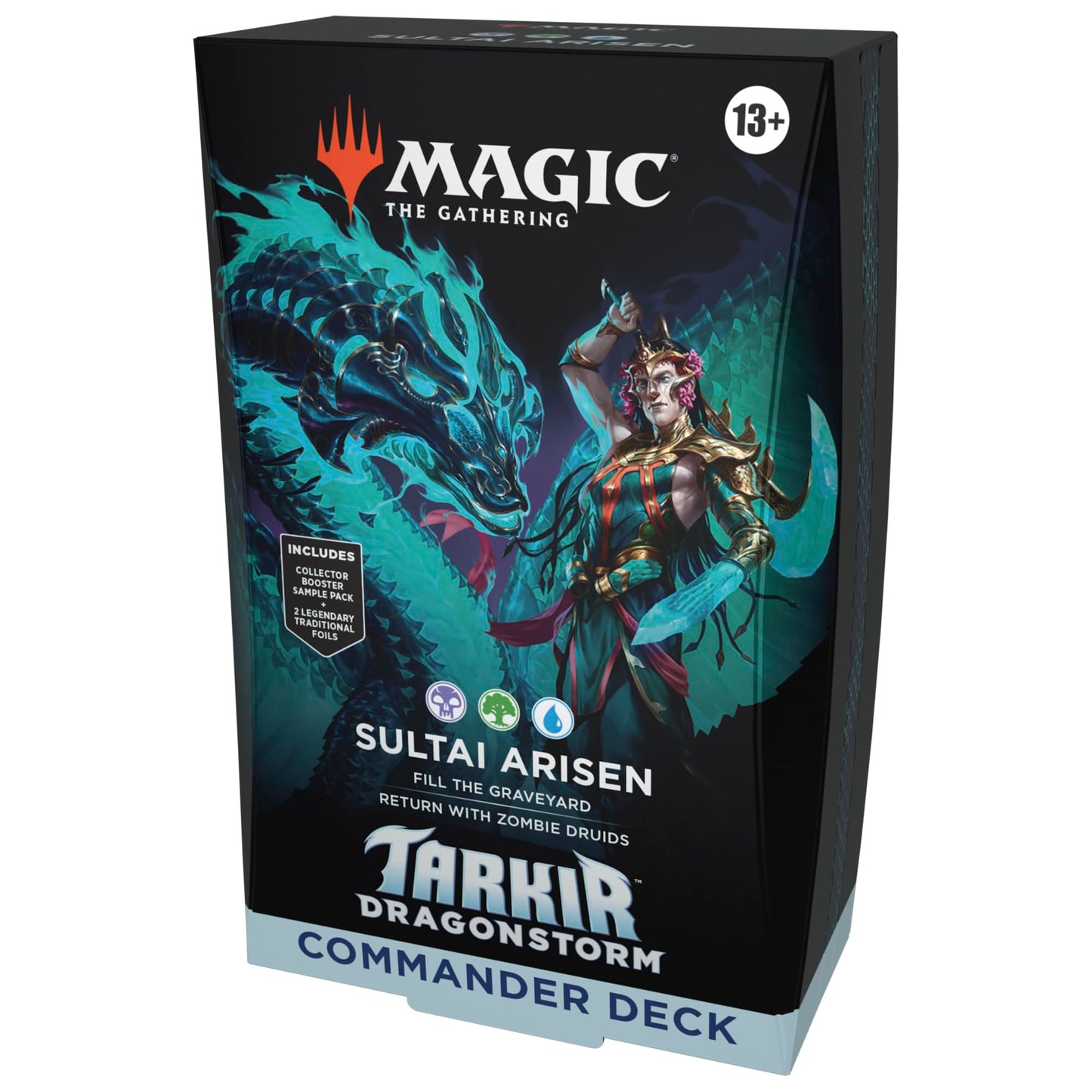 Magic: The Gathering Tarkir Dragonstorm Commander Deck – Sultai Arisen (100-Card MTG Deck)