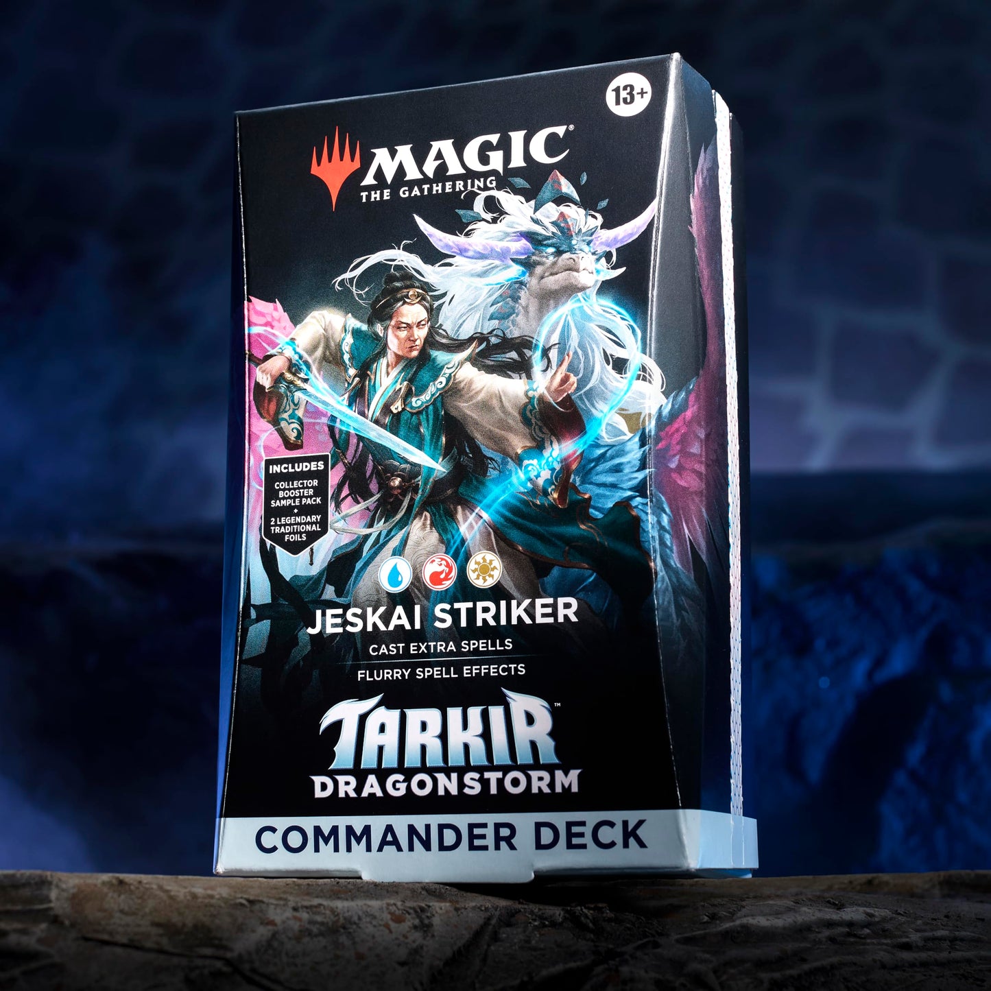 Magic: The Gathering Tarkir Dragonstorm Commander Deck – Jeskai Striker (100 Cards)