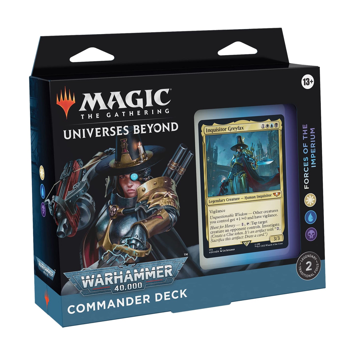 Magic: The Gathering Universes Beyond Warhammer 40,000 Commander Deck – Forces of the Imperium