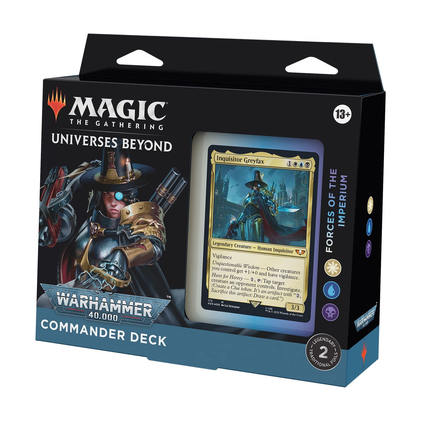 Magic: The Gathering Universes Beyond Warhammer 40,000 Commander Deck – Forces of the Imperium
