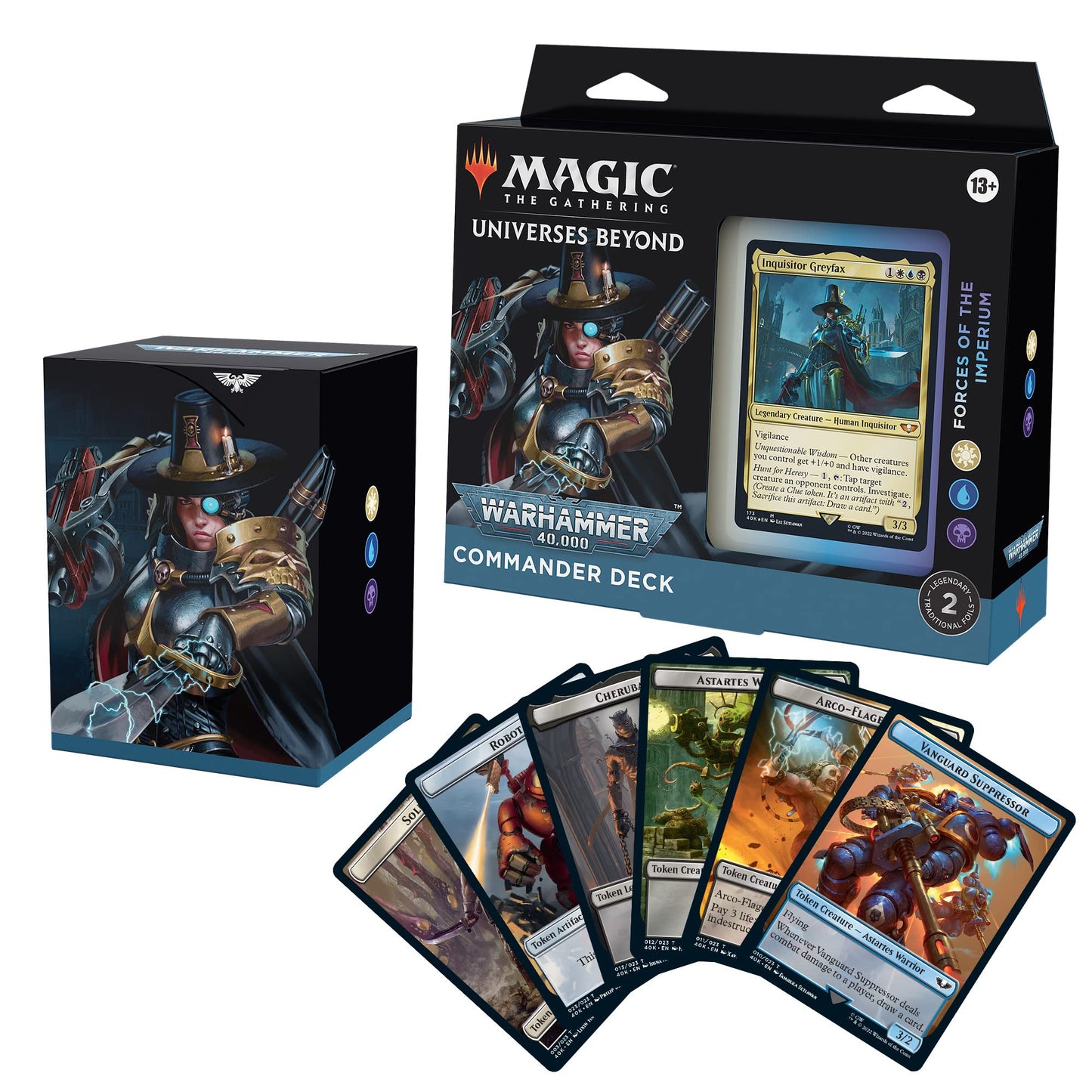 Magic: The Gathering Universes Beyond Warhammer 40,000 Commander Deck – Forces of the Imperium