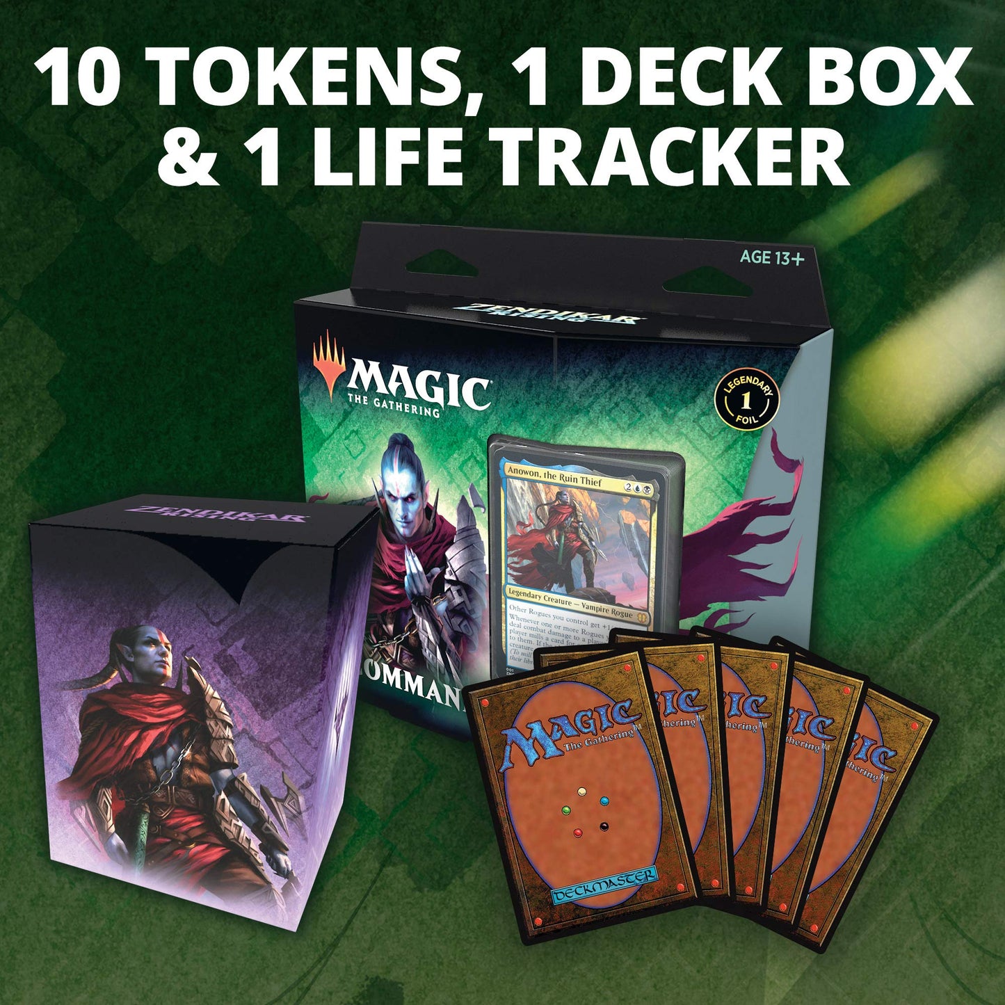 Magic: The Gathering Zendikar Rising Commander Deck – Sneak Attack Blue-Black