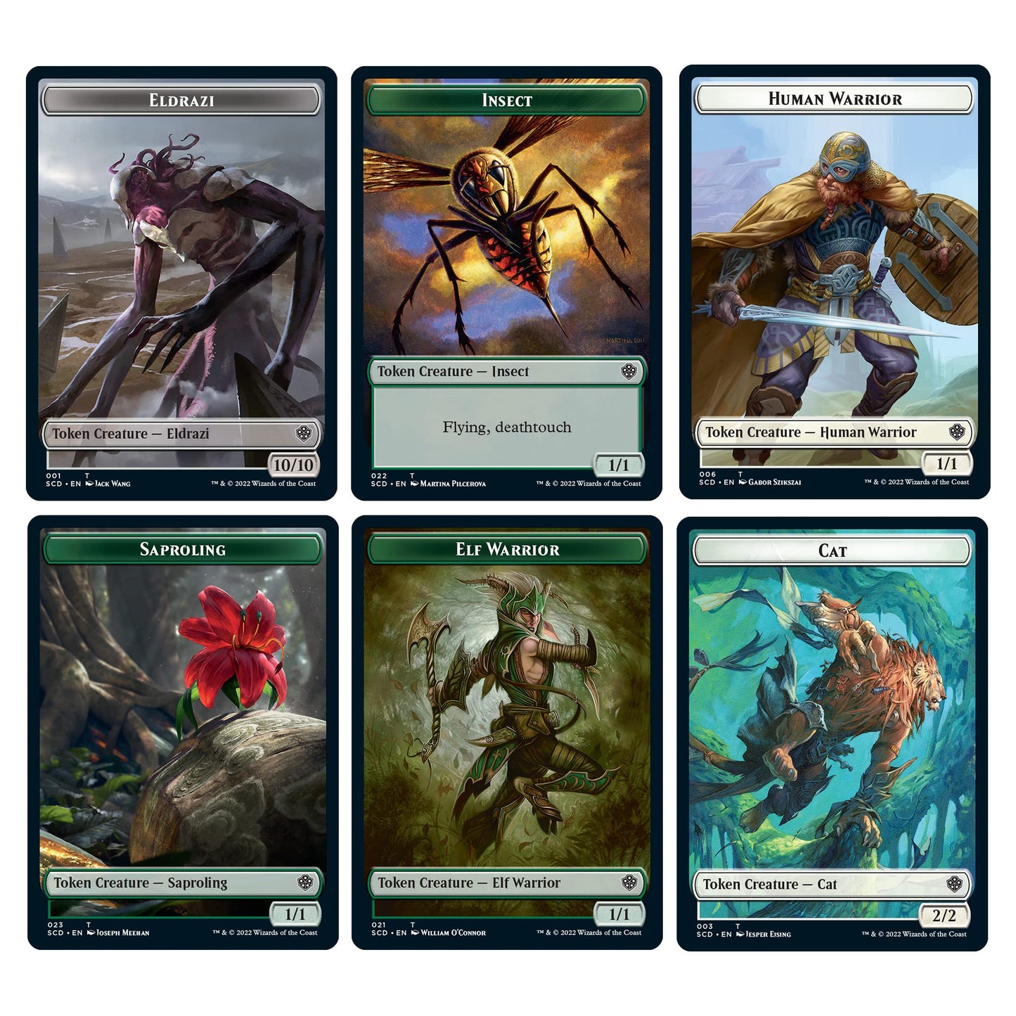 Magic: The Gathering Token Triumph Starter Commander Deck – Green-White | Ready-to-Play for Beginners