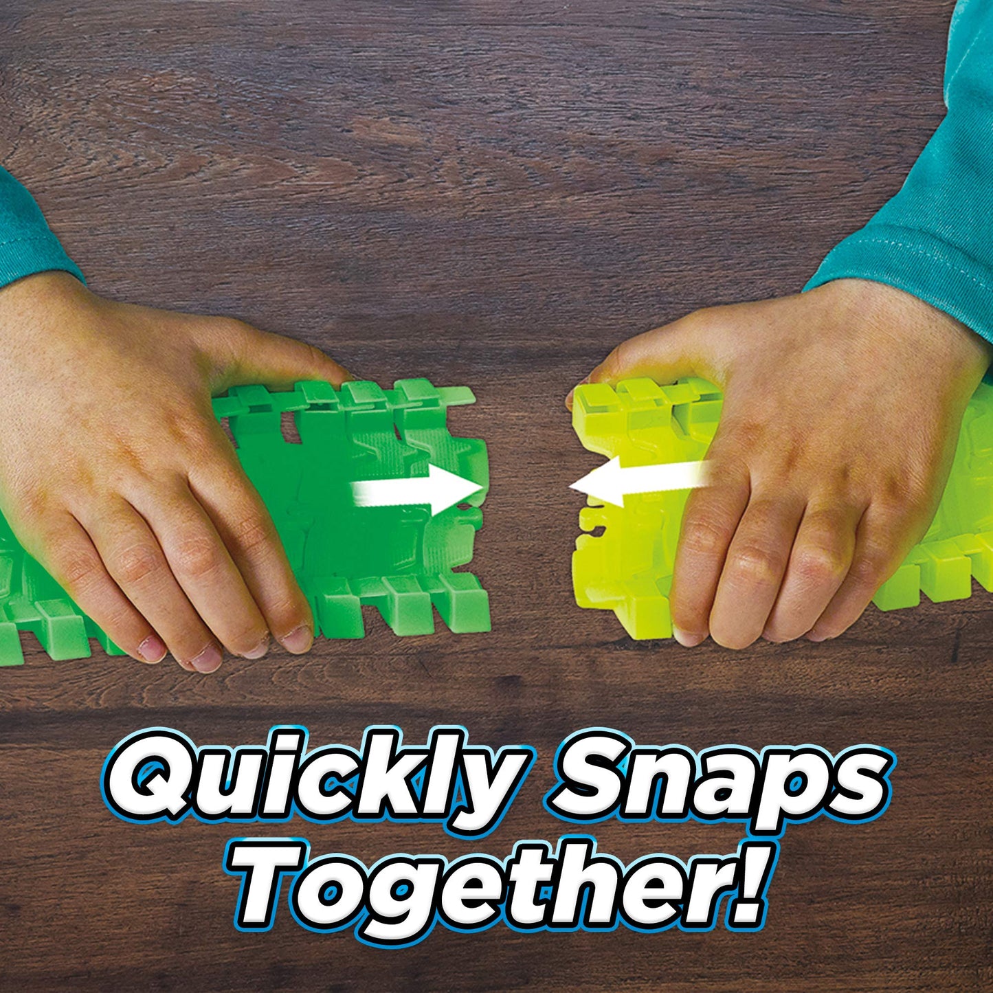 Magic Tracks 10 ft Glow-in-the-Dark Bendable Track with LED Car | Educational Toy for Ages 3+