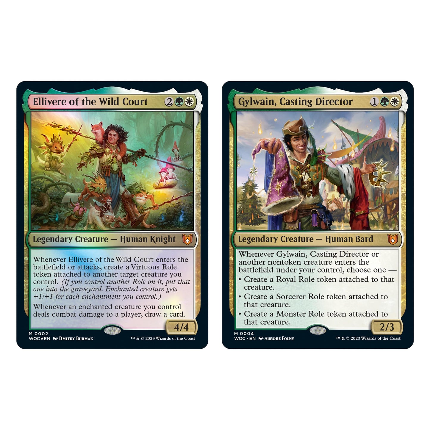 Magic: The Gathering Wilds of Eldraine — Virtue and Valor Commander Deck (100-Card Green/White) + Booster Pack & Accessories