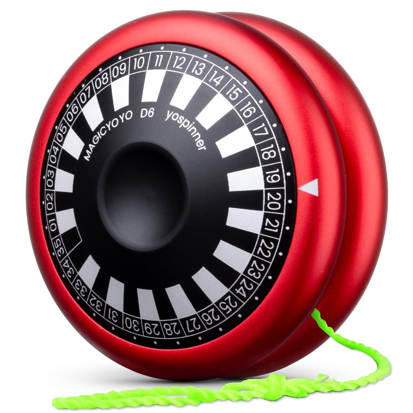 MAGICYOYO D6 Multifunctional Yoyo – Finger Spin, 2A Tricks, Aluminum Cap System
