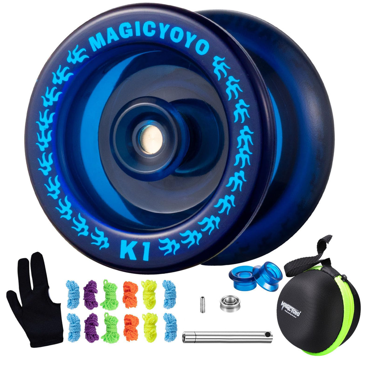 MAGICYOYO K1 Pro Yoyo for Kids – Hubstacks, Tug-Return, Bag & Strings