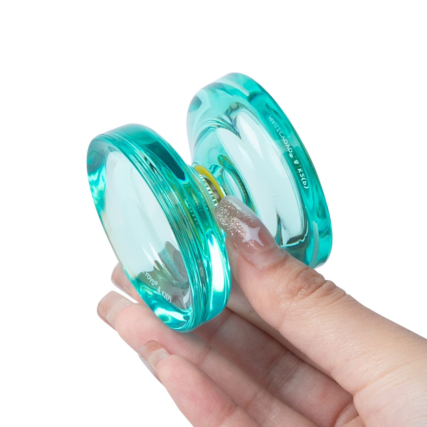MAGICYOYO 3 Pack K2 Crystal – Dual Function Yoyos for Beginners to Pros + Replacement Kit