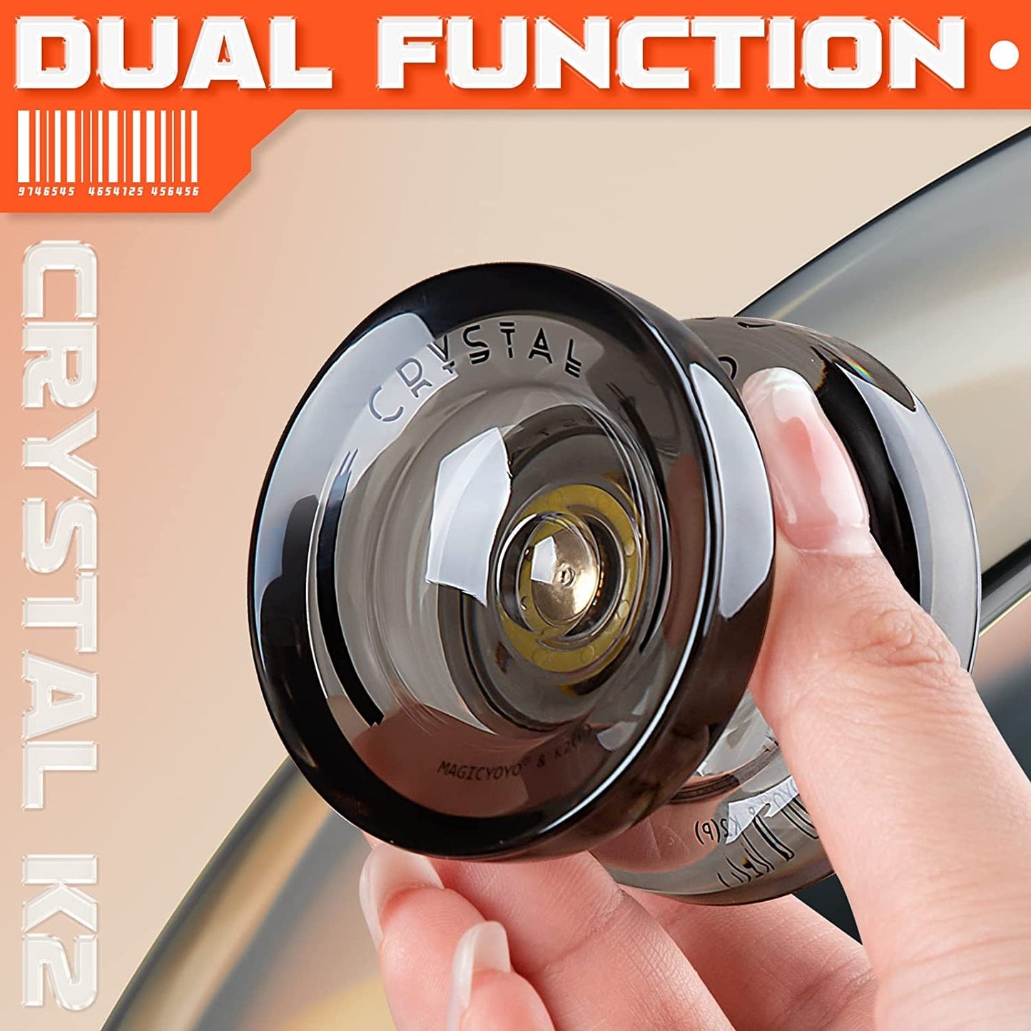 MAGICYOYO 3 Pack K2 Crystal – Dual Function Yoyos for Beginners to Pros + Replacement Kit