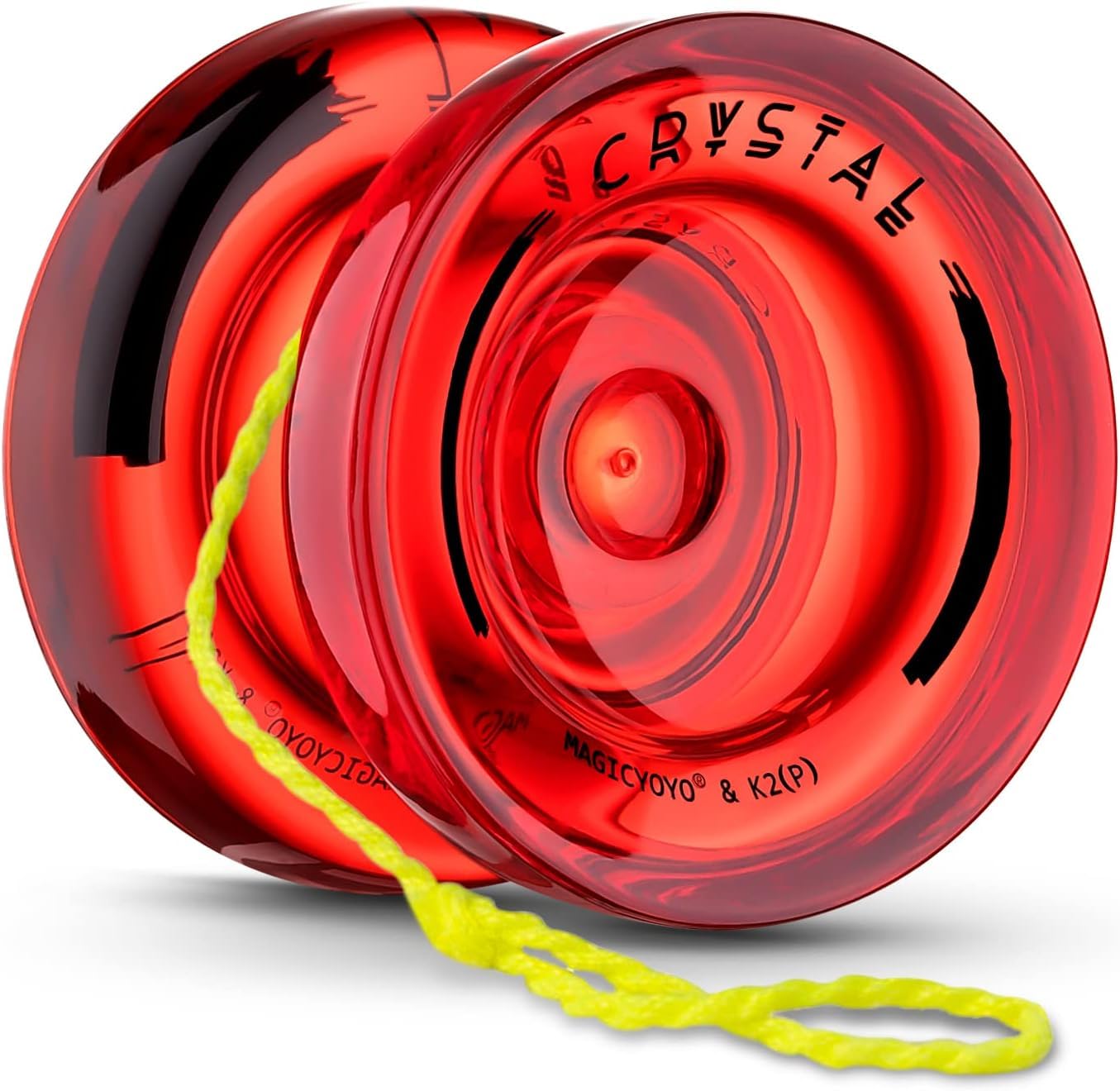 MAGICYOYO 3 Pack K2 Crystal – Dual Function Yoyos for Beginners to Pros + Replacement Kit