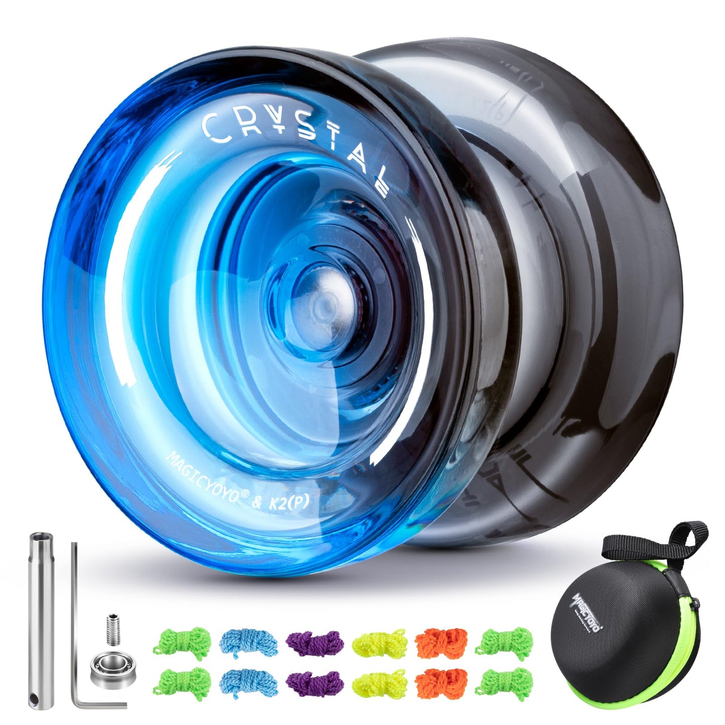 MAGICYOYO K2 Crystal Yoyo for Kids 8-12 — Beginner Friendly Dual-Function