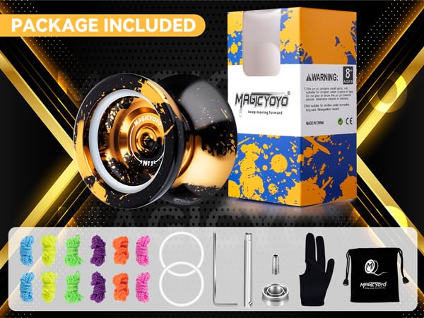 MAGICYOYO N11 Dual Function Yoyo – Responsive for Beginners + Unresponsive Kit