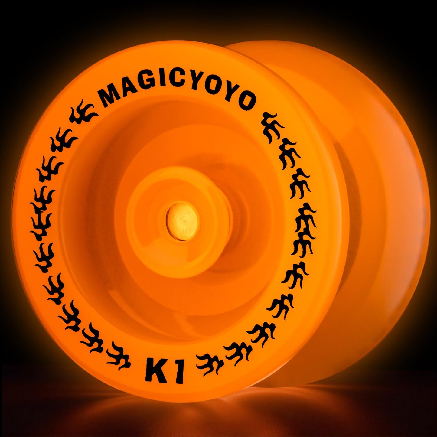 MAGICYOYO K1 Tug Return Hubstacks Yoyo Pack (2) — Beginner Dual-Mode Yoyo Set with Storage Bag and 12 Strings