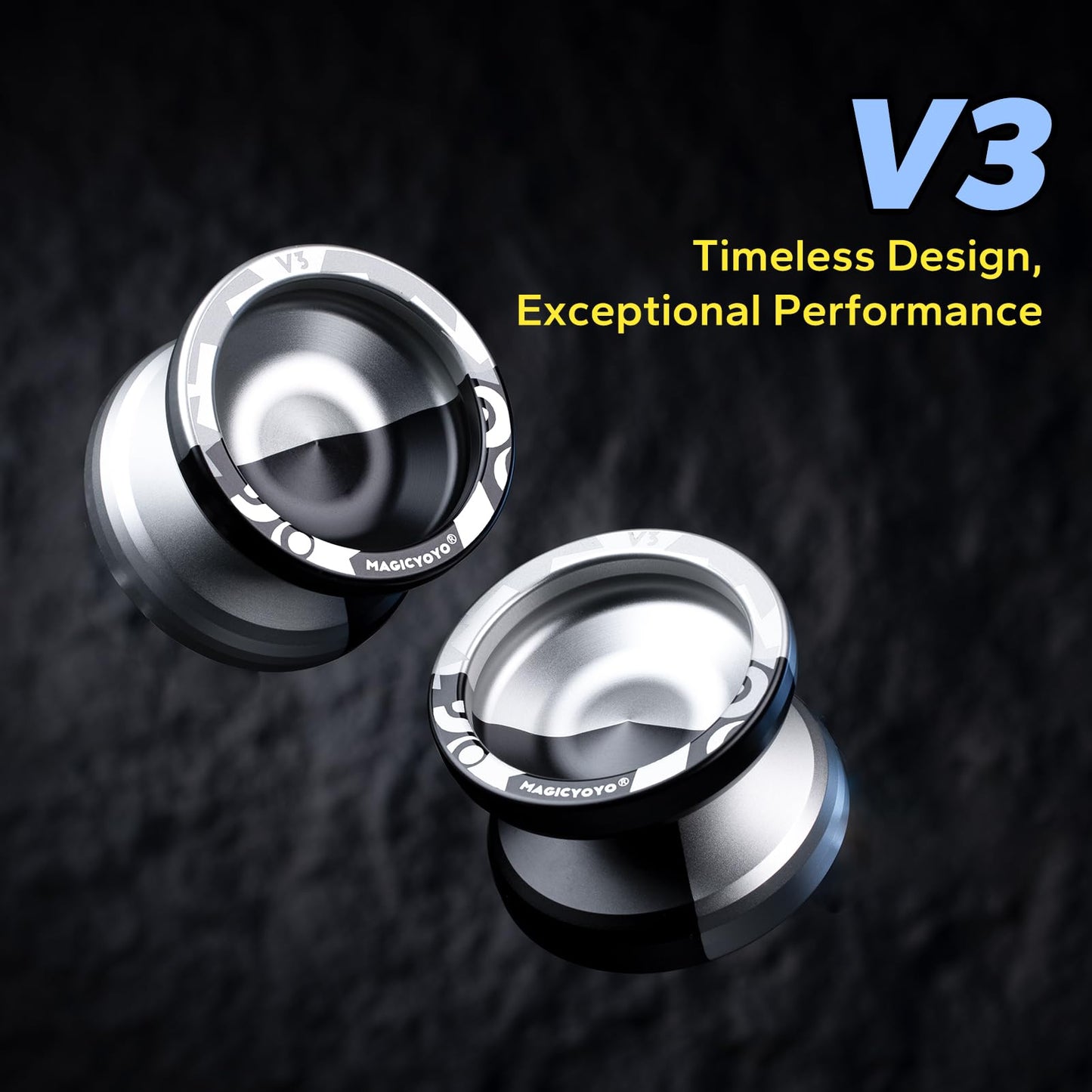 MAGICYOYO V3 – Professional Responsive Yoyo for Beginners to Pros | Alloy 6061 Dual-Function with 12 Strings